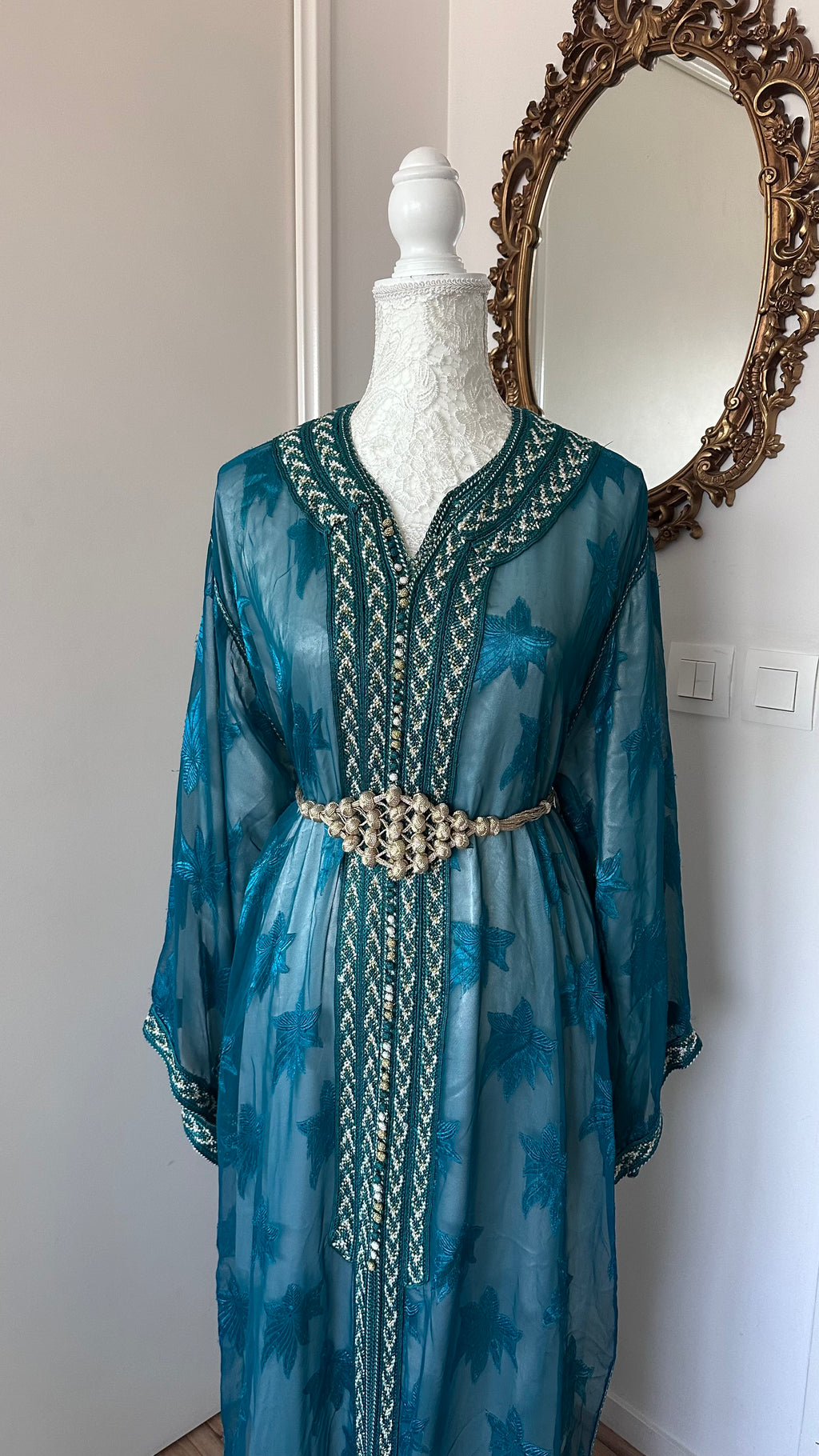 Takchita vintage bleue – Réf. TAK-091