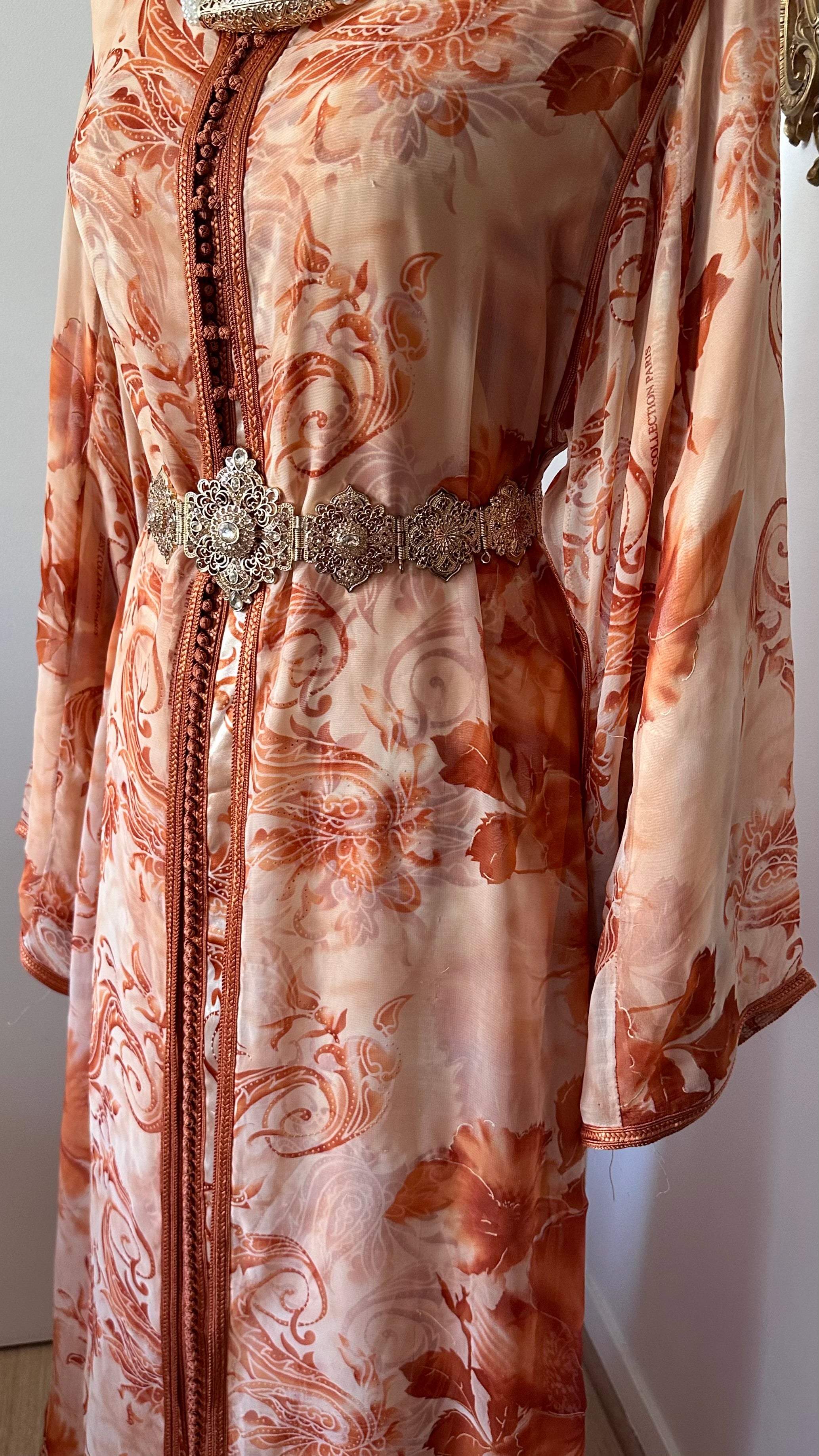 Takchita vintage orange – Réf. TAK-154