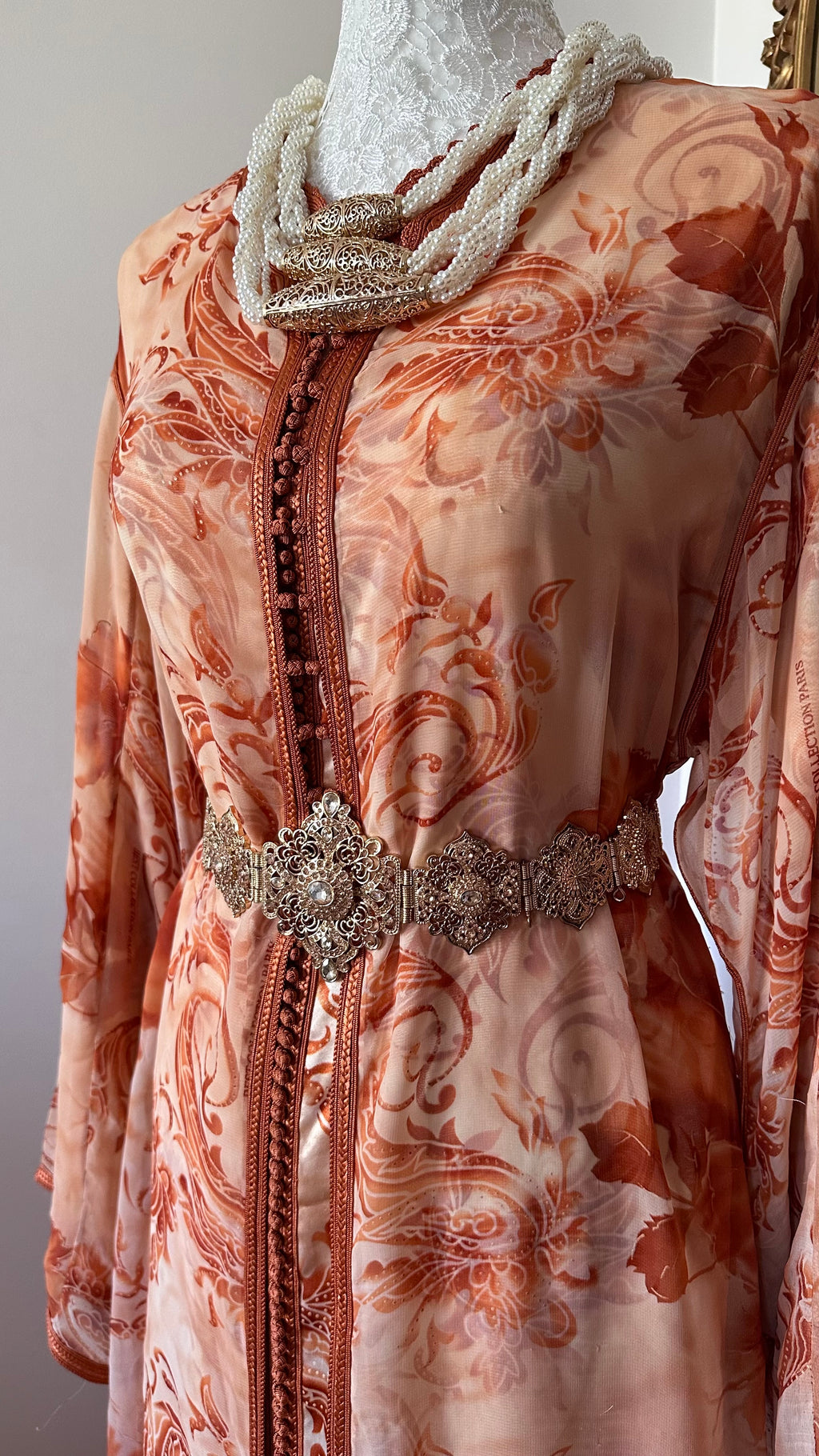 Takchita vintage orange – Réf. TAK-154
