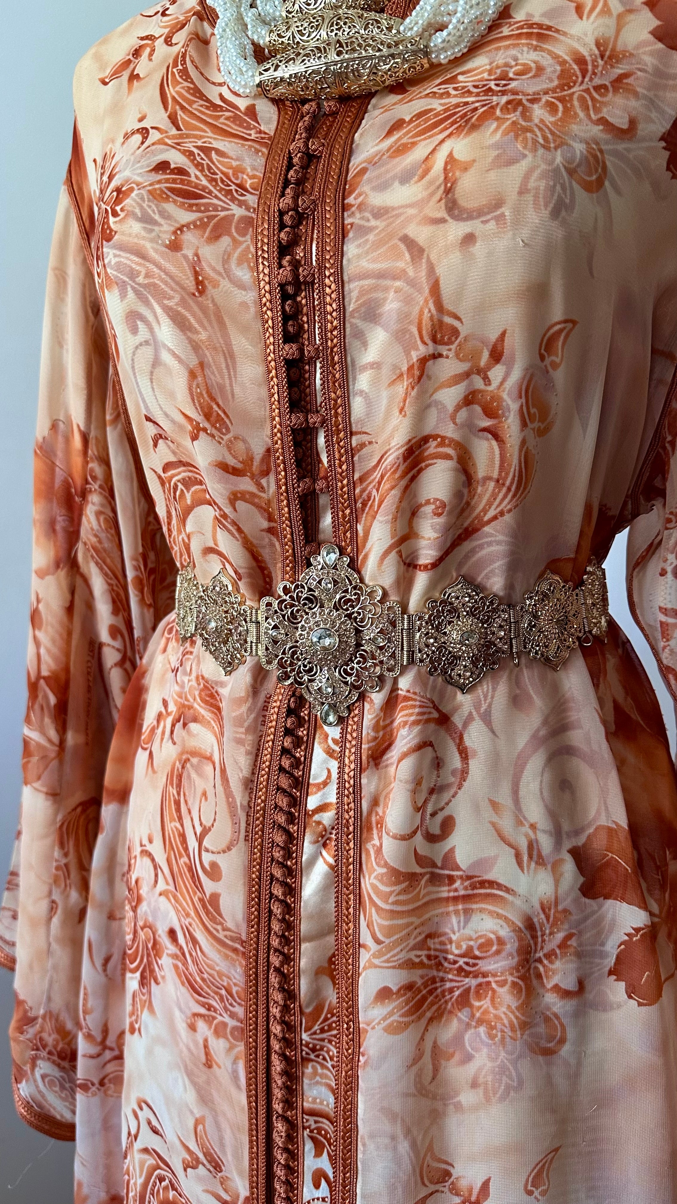 Takchita vintage orange – Réf. TAK-154