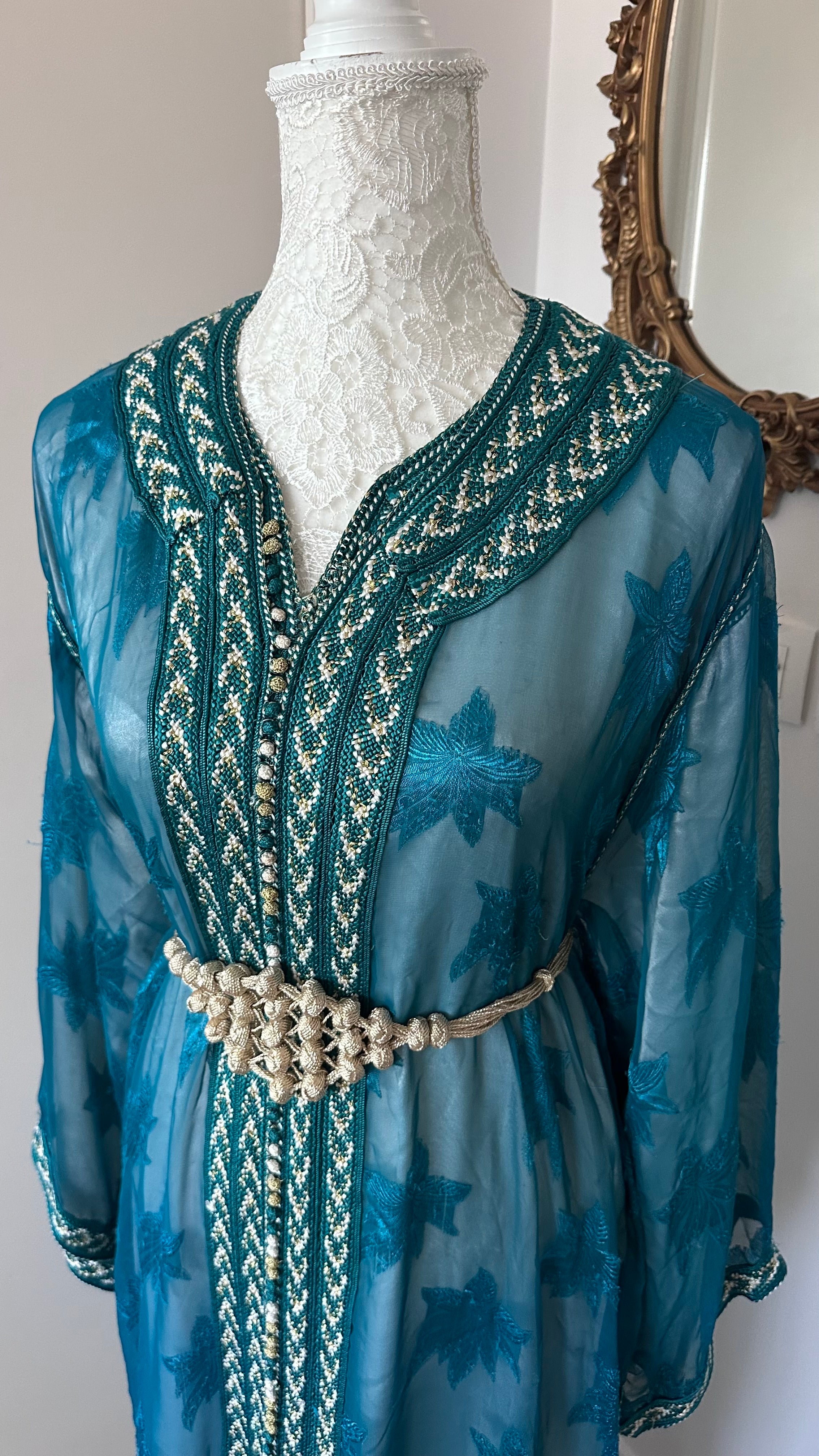 Takchita vintage bleue – Réf. TAK-091