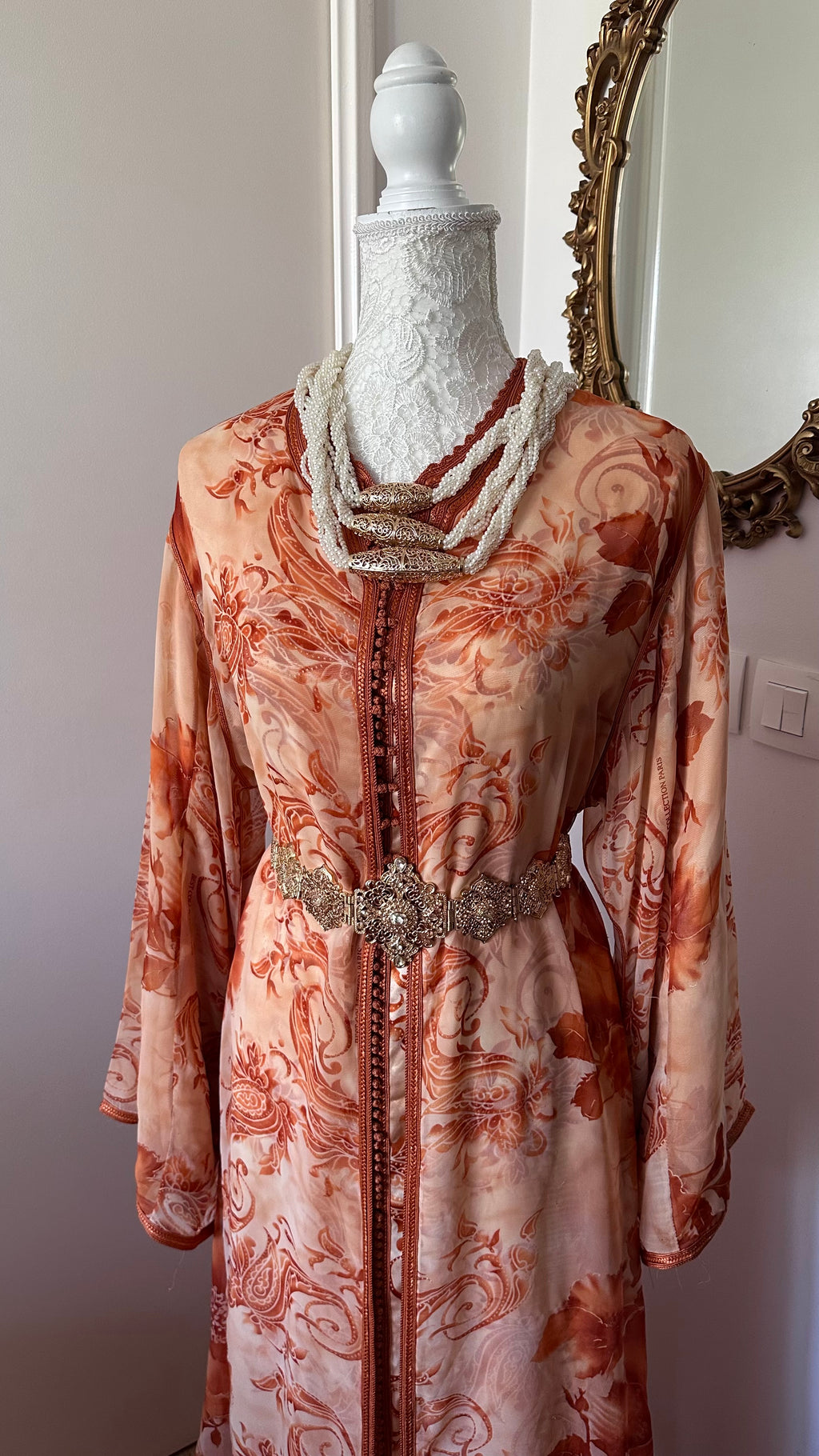 Takchita vintage orange – Réf. TAK-154