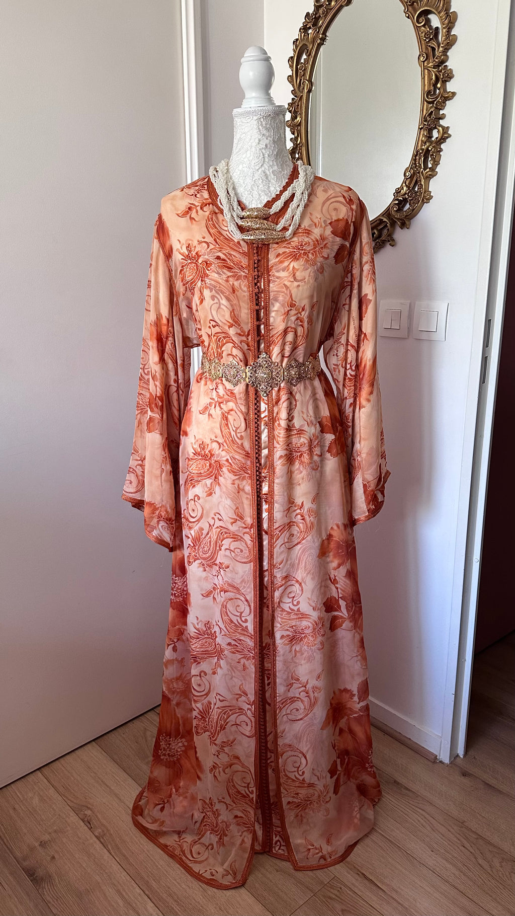 Takchita vintage orange – Réf. TAK-154