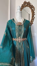 Takchita marocaine vintage vert émeraude – Réf. TAK-151