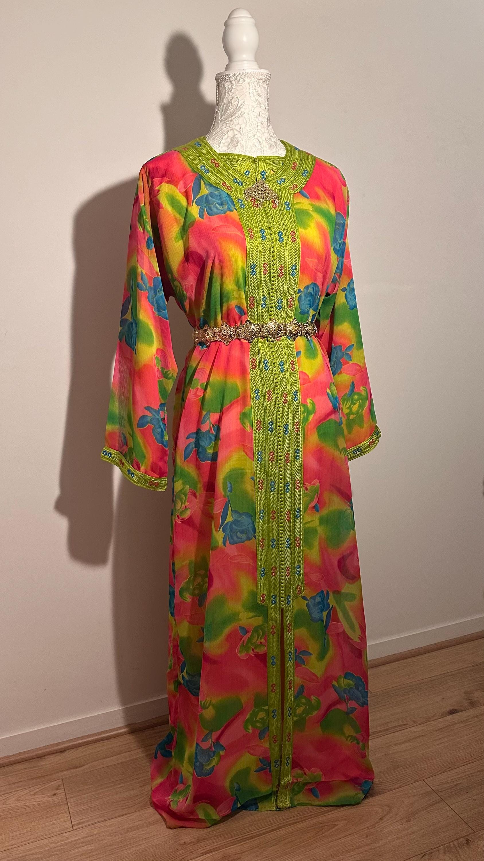 Takchita marocaine vintage coloré – TAK-045 - photo 4