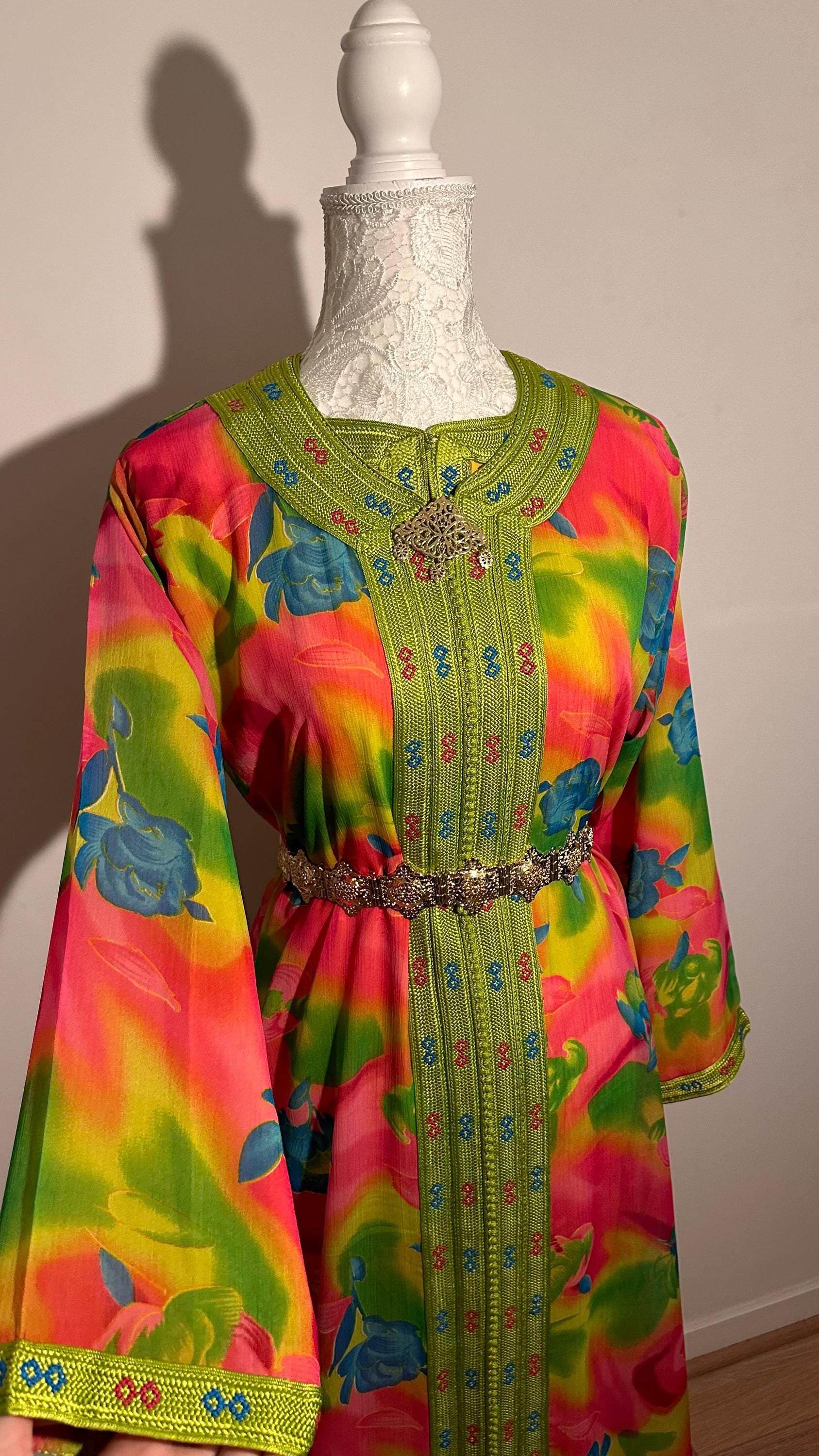 Takchita marocaine vintage coloré – TAK-045 - photo 3