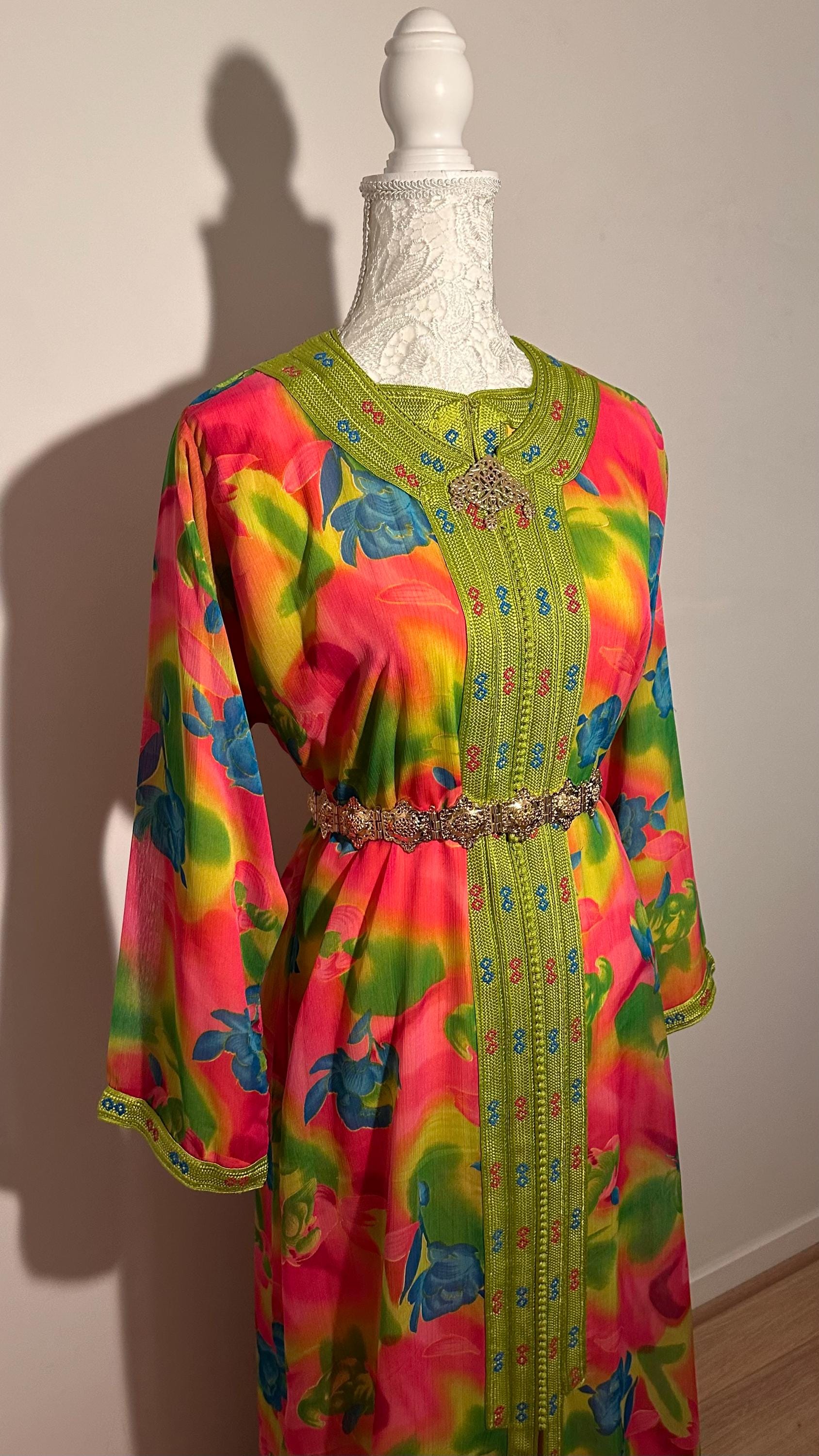 Takchita marocaine vintage coloré – TAK-045 - photo 1
