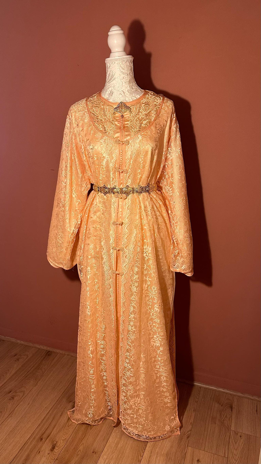 Takchita marocaine vintage saumon – TAK-046 - photo 4