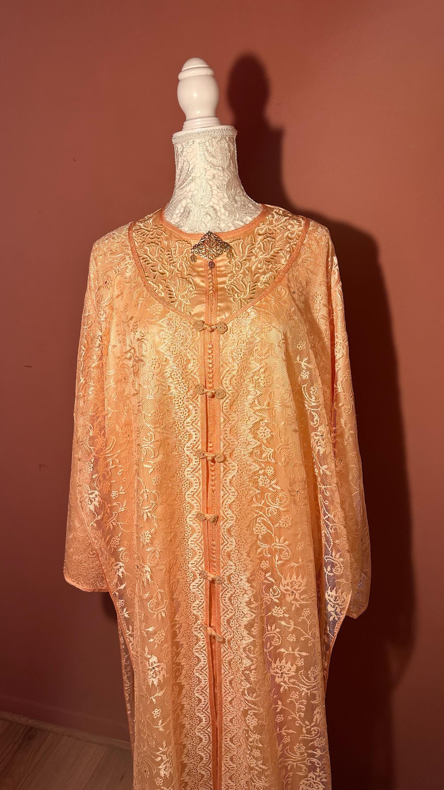 Takchita marocaine vintage saumon – TAK-046 - photo 3