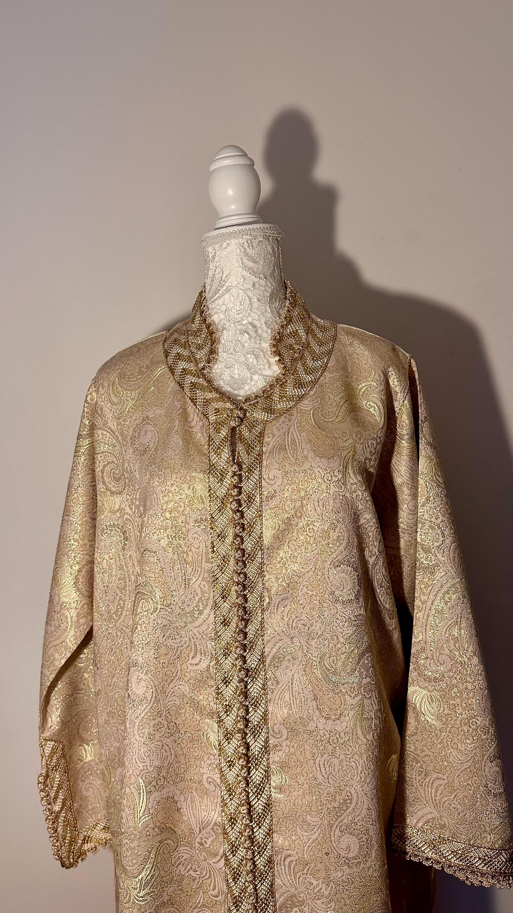 Caftan marocain vintage doré – CAF-013 - photo 3