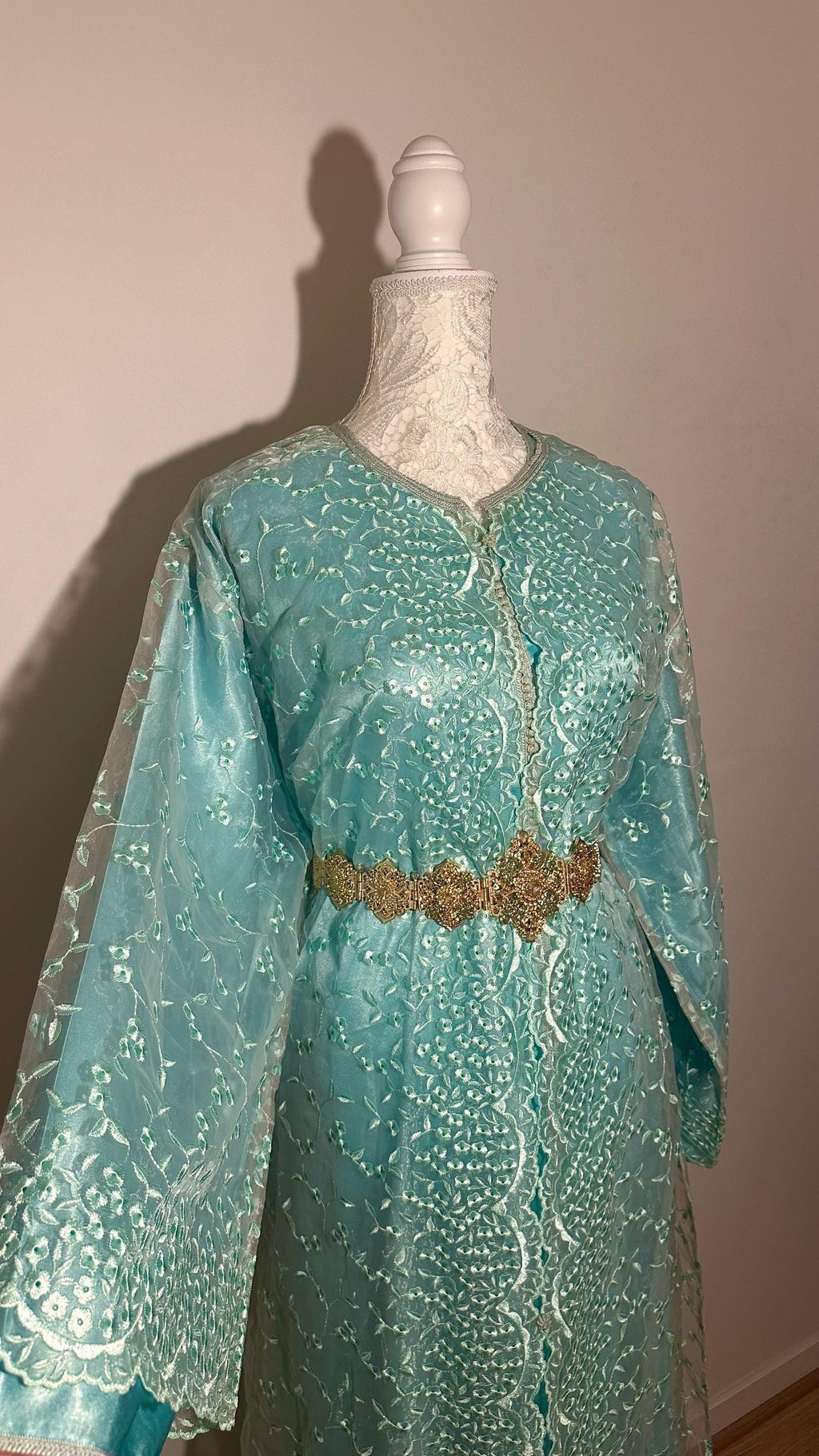 Takchita marocaine vintage bleu – TAK-036 - photo 1