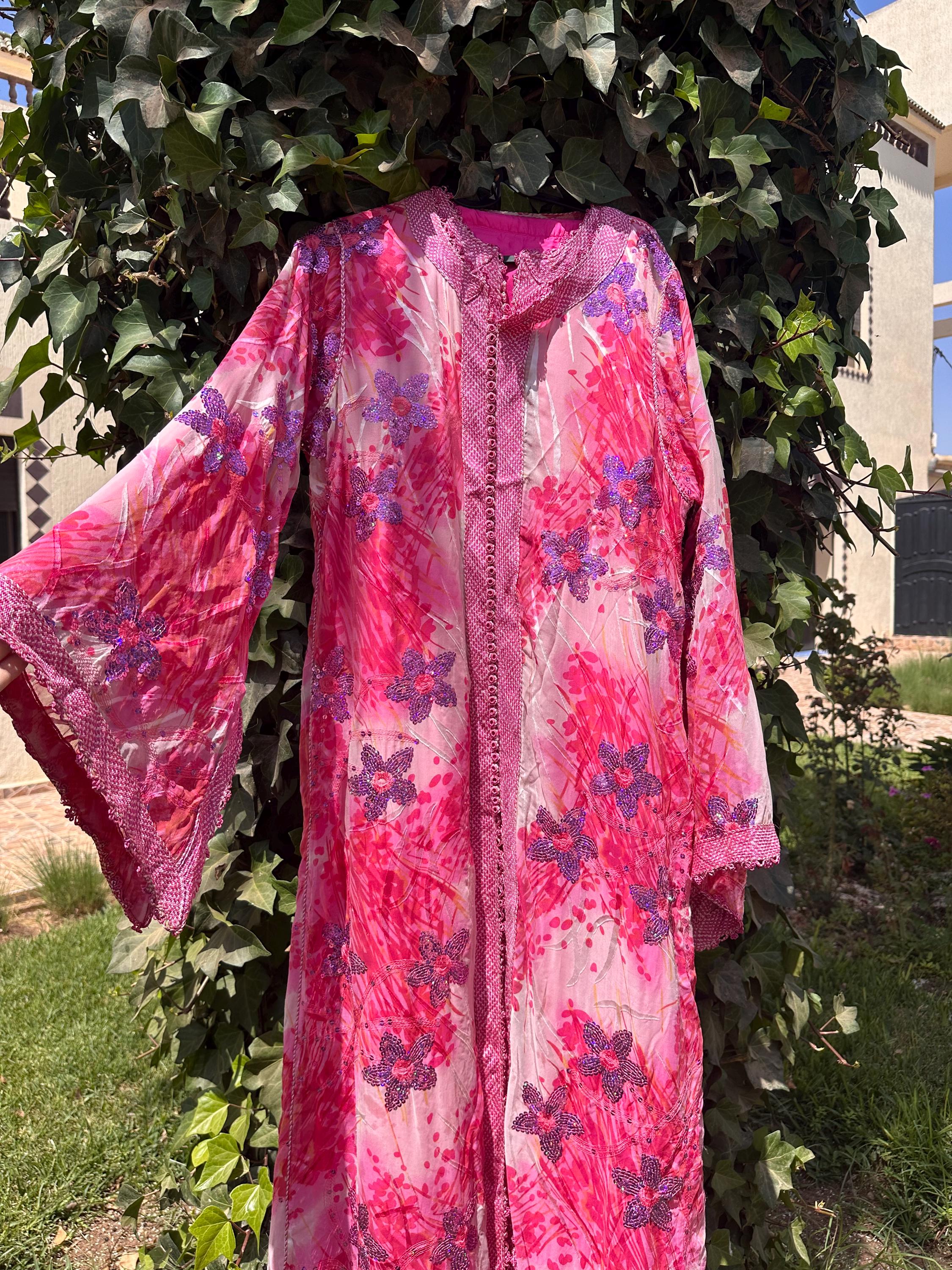 Takchita marocaine vintage rose – TAK-037 - photo 1