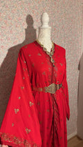 Takchita marocaine vintage rouge – TAK-034 - photo 1