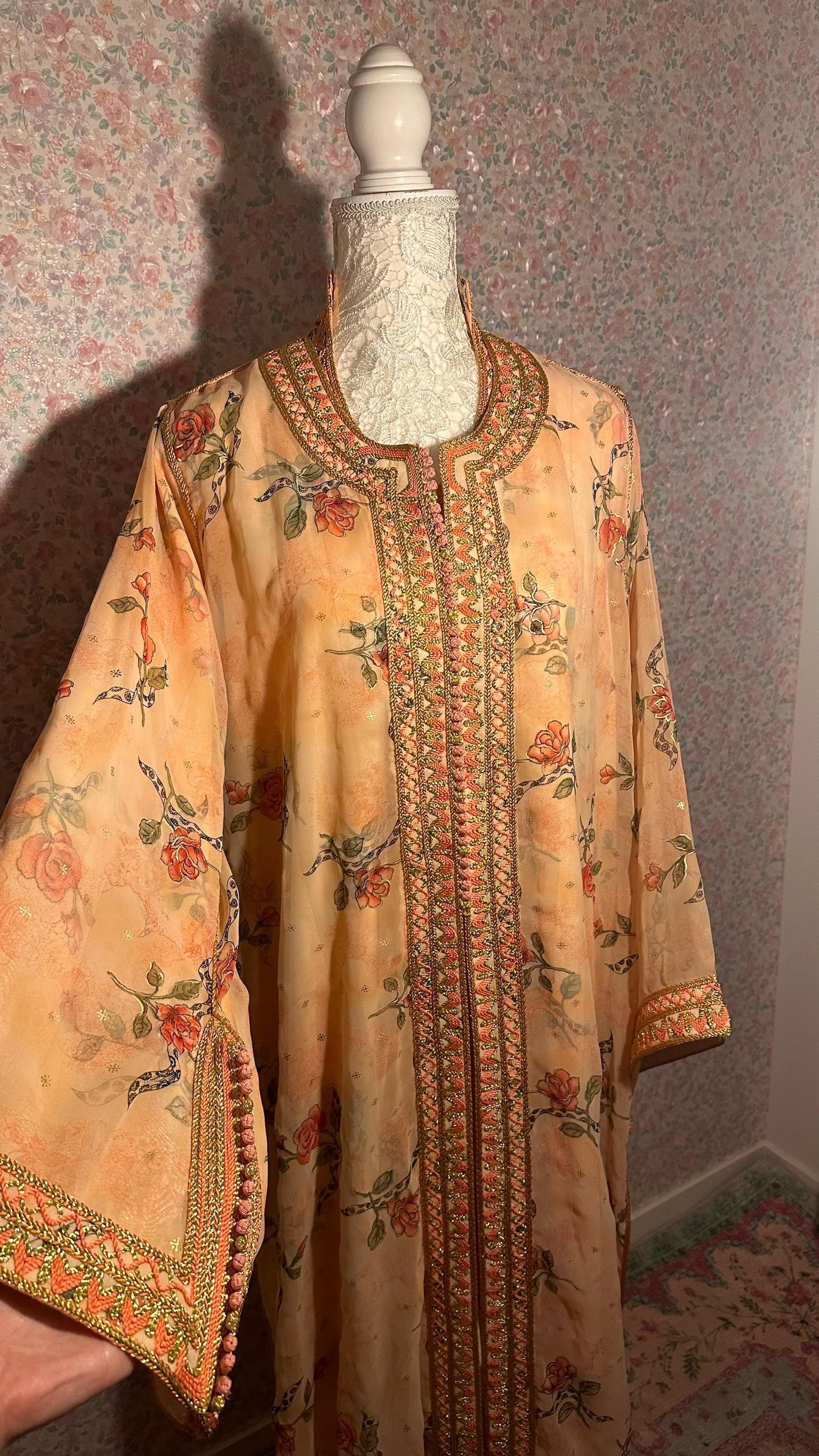 Takchita marocaine vintage pêche – TAK-030 - photo 2