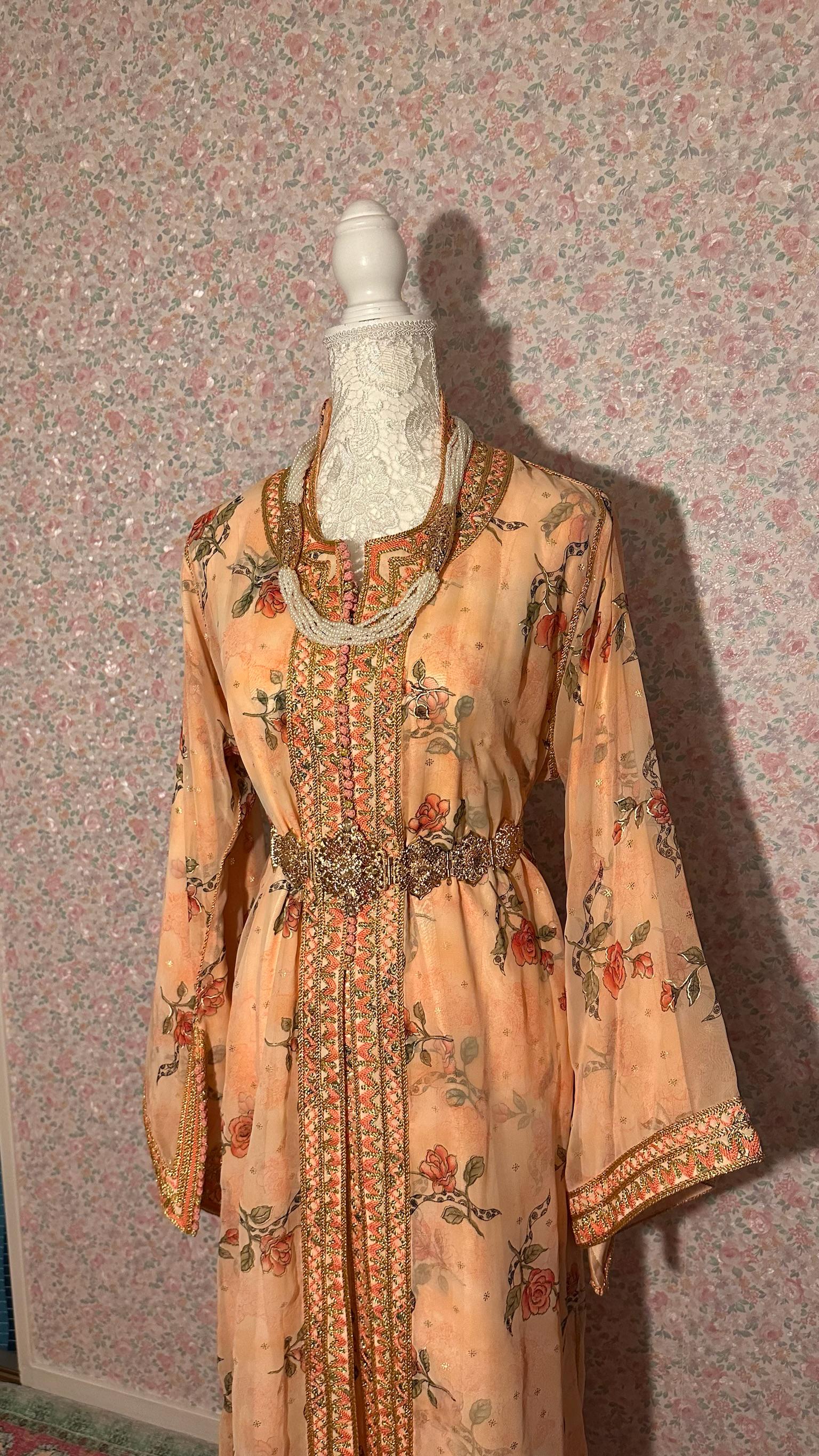 Takchita marocaine vintage pêche – TAK-030 - photo 5