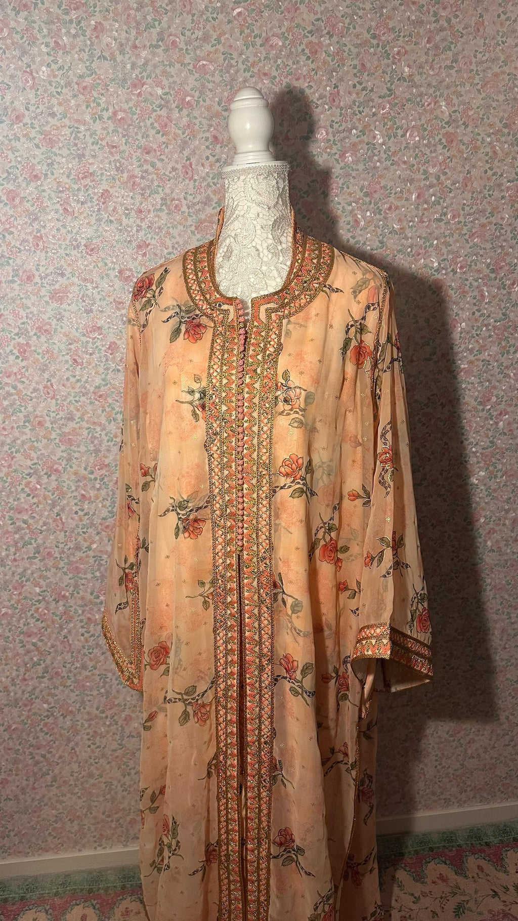 Takchita marocaine vintage pêche – TAK-030 - photo 4