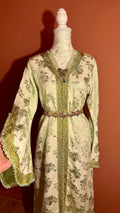 Caftan marocain vintage vert – CAF-009 - photo 1