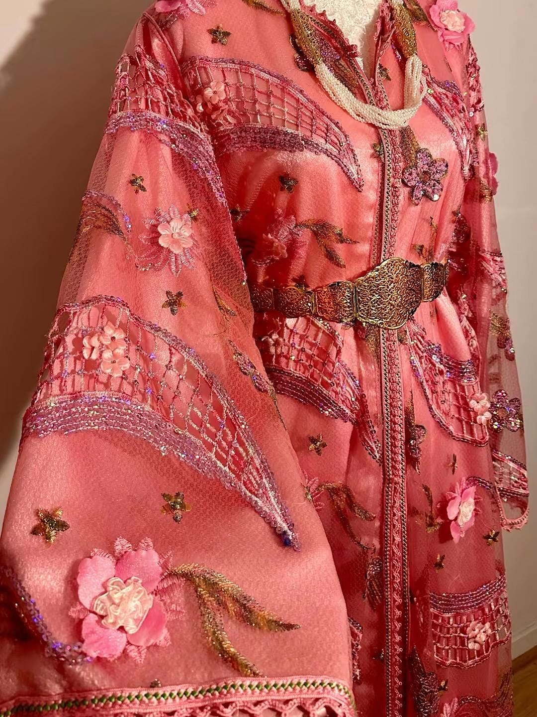Takchita marocaine vintage rose – TAK-038 - photo 1