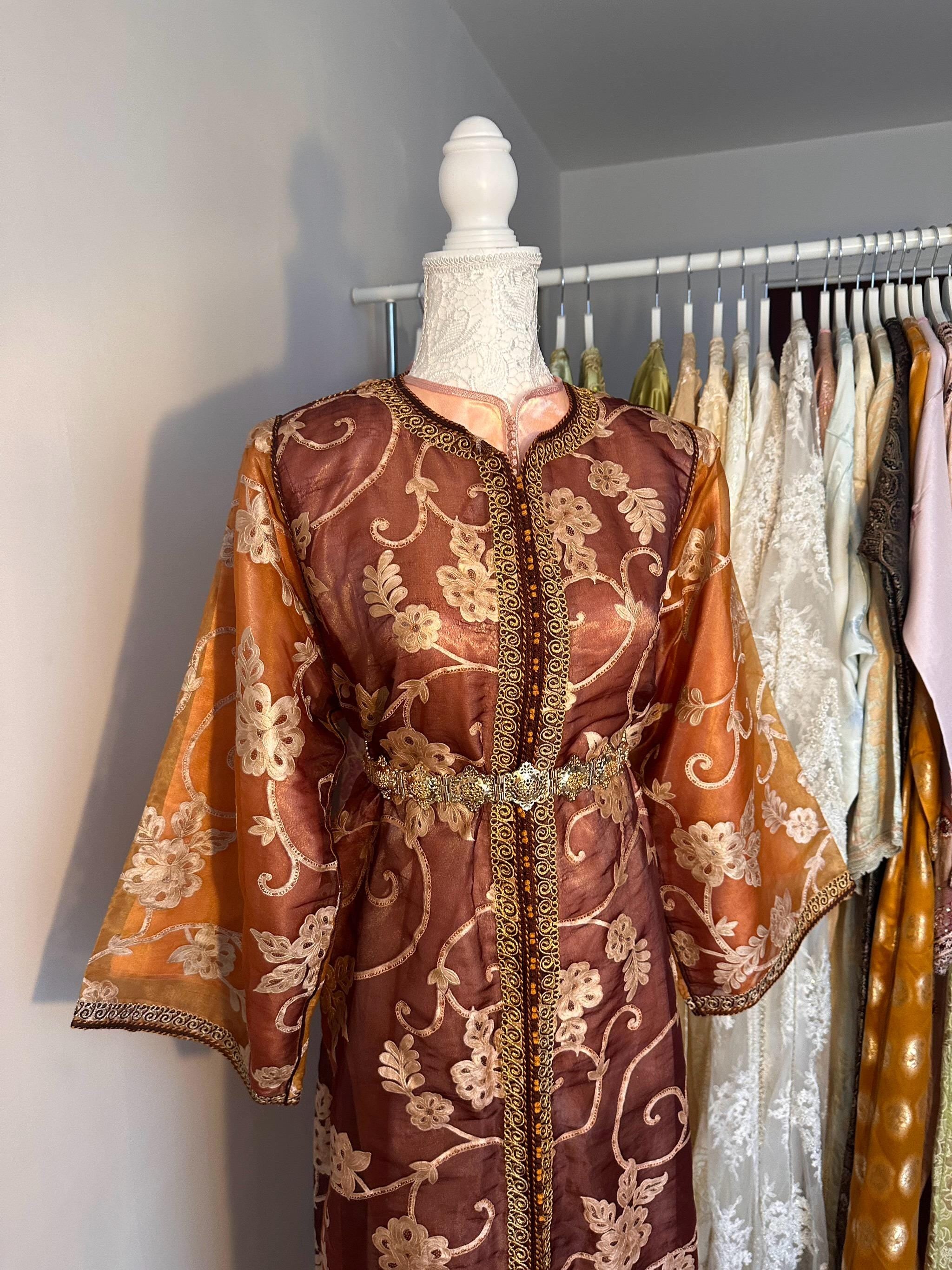 Takchita marocaine vintage beige – TAK-024 - photo 3