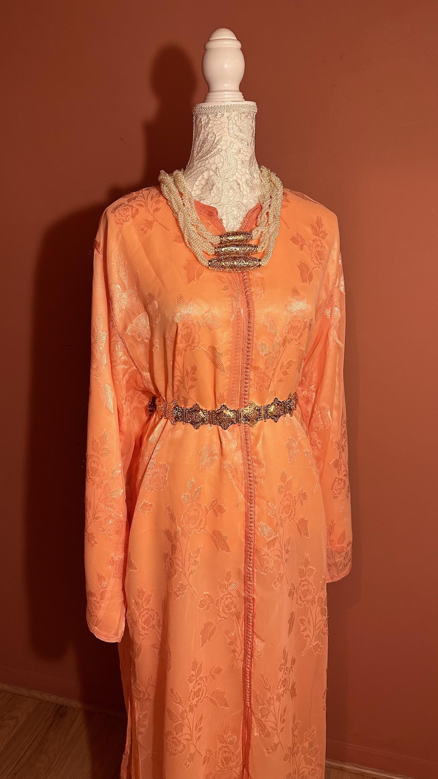 Takchita marocaine vintage corail – TAK-025 - photo 3