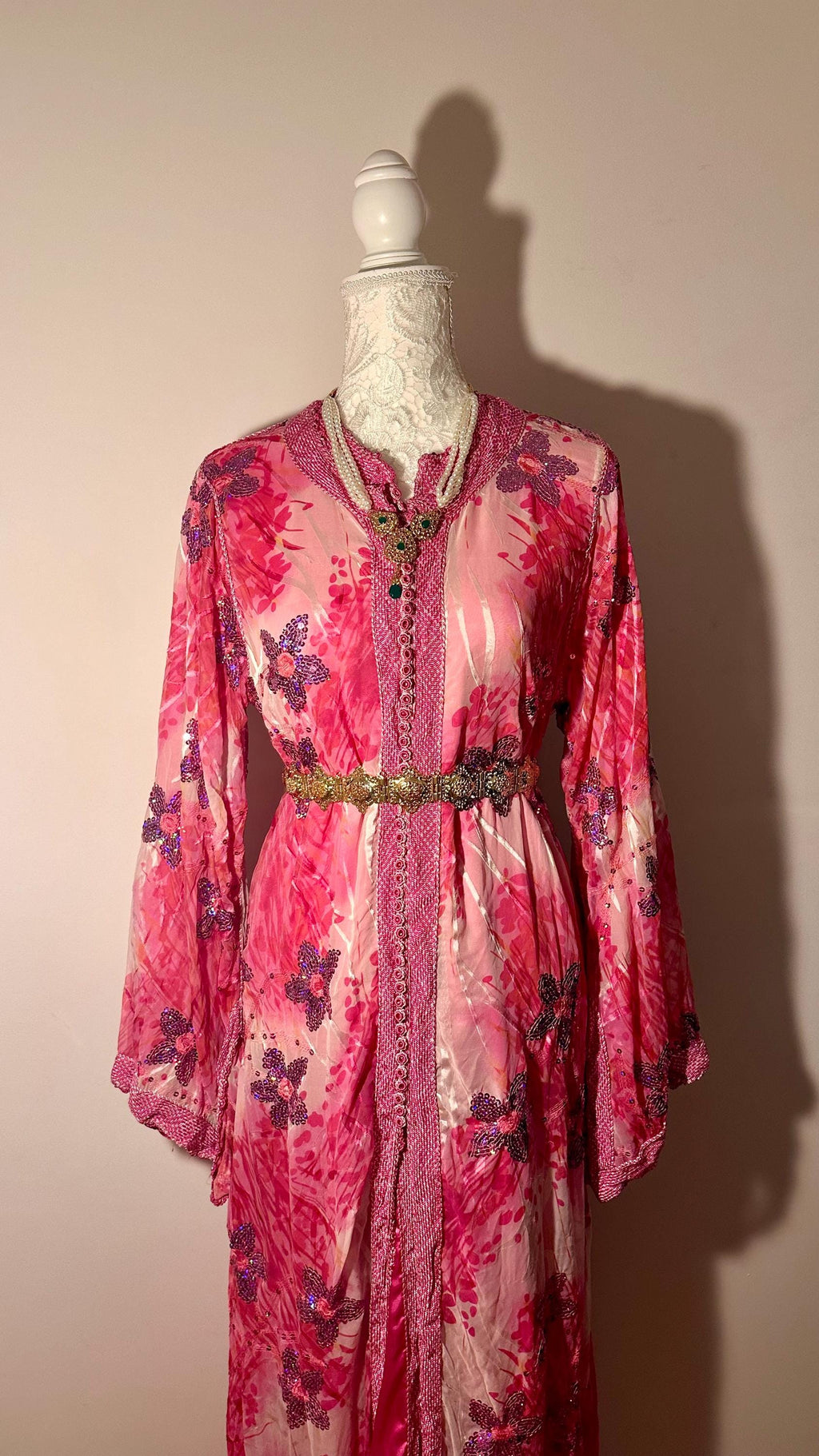Takchita marocaine vintage rose – TAK-037 - photo 3