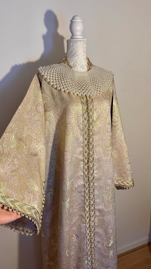 Caftan marocain vintage doré – CAF-013 - photo 2