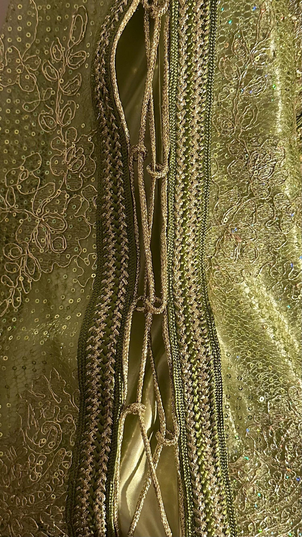 Takchita marocaine vintage vert – TAK-041 - photo 7