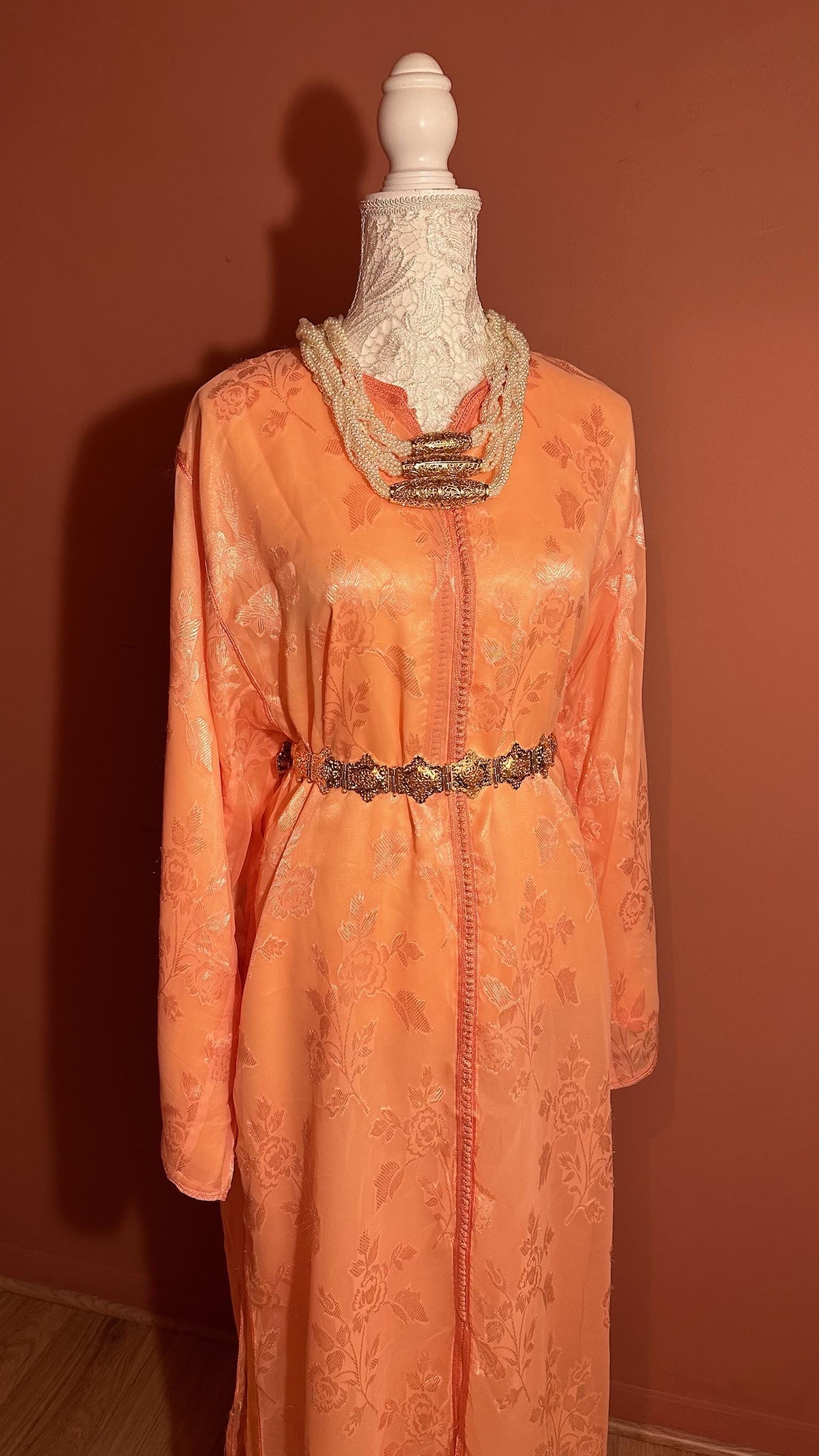 Takchita marocaine vintage saumon – TAK-022 - photo 3