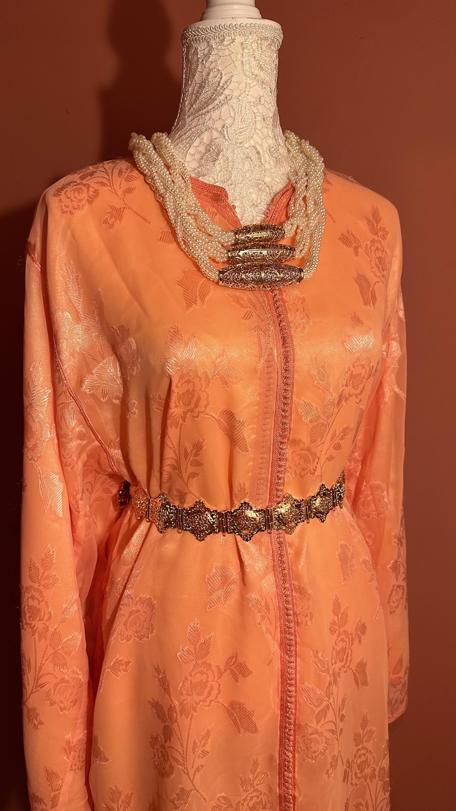 Takchita marocaine vintage saumon – TAK-022 - photo 4