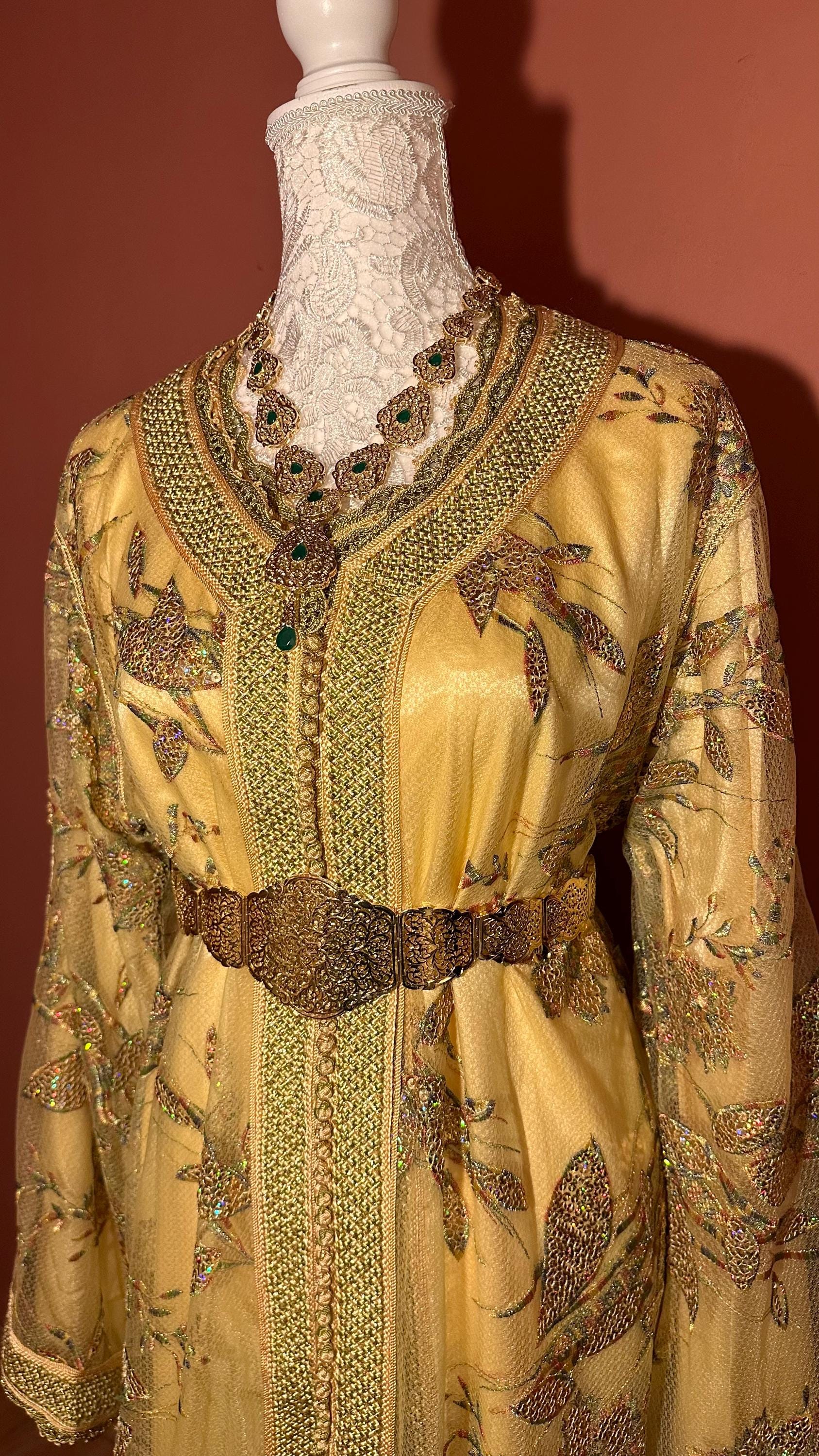 Takchita marocaine vintage beige – TAK-027 - photo 2