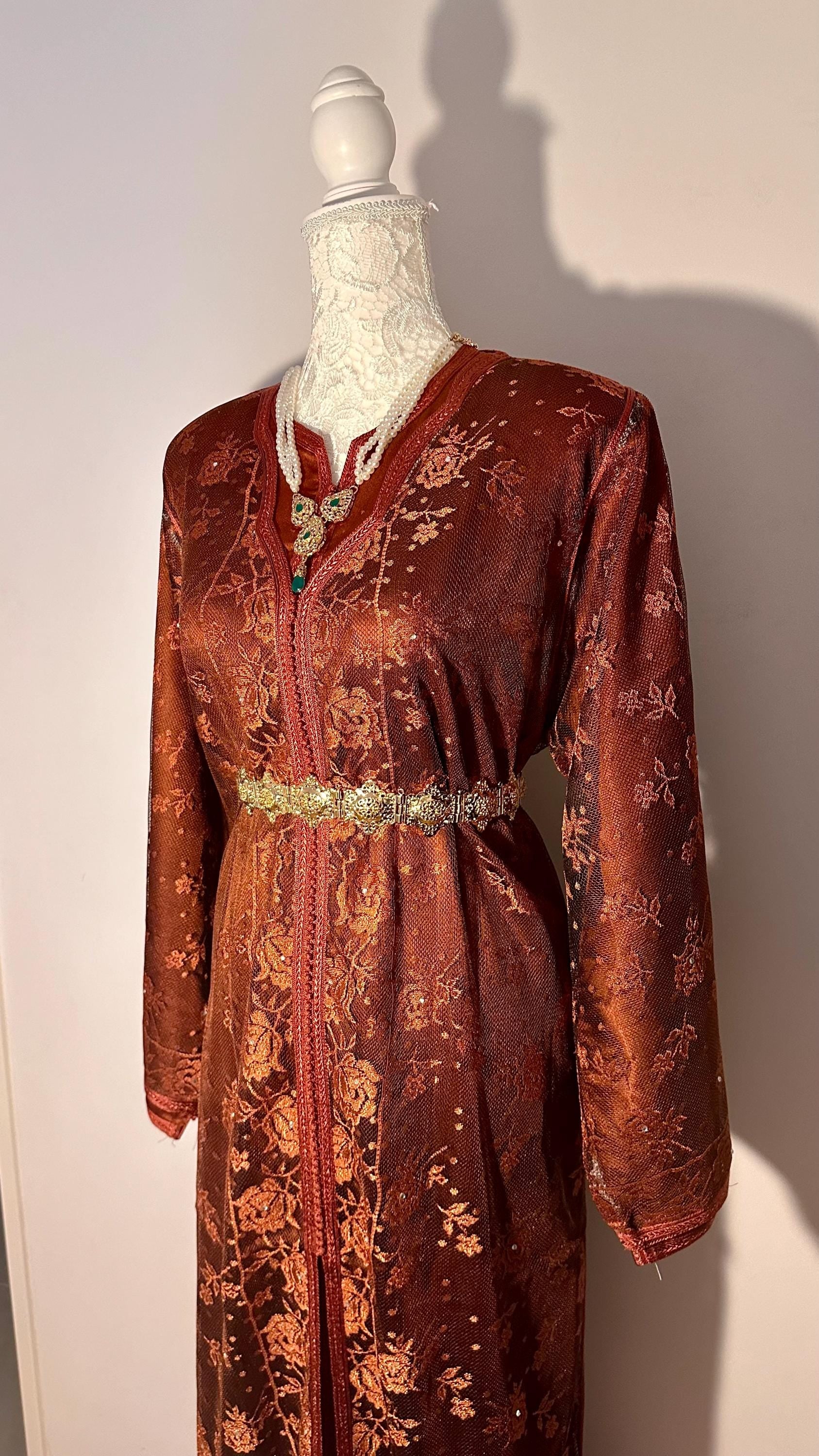 Takchita marocaine vintage cuivré – TAK-026 - photo 2