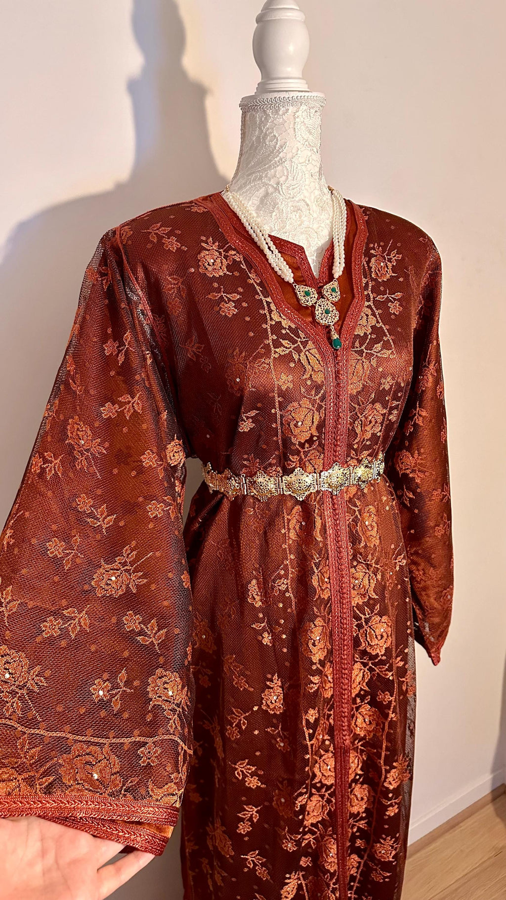 Takchita marocaine vintage cuivré – TAK-026 - photo 1