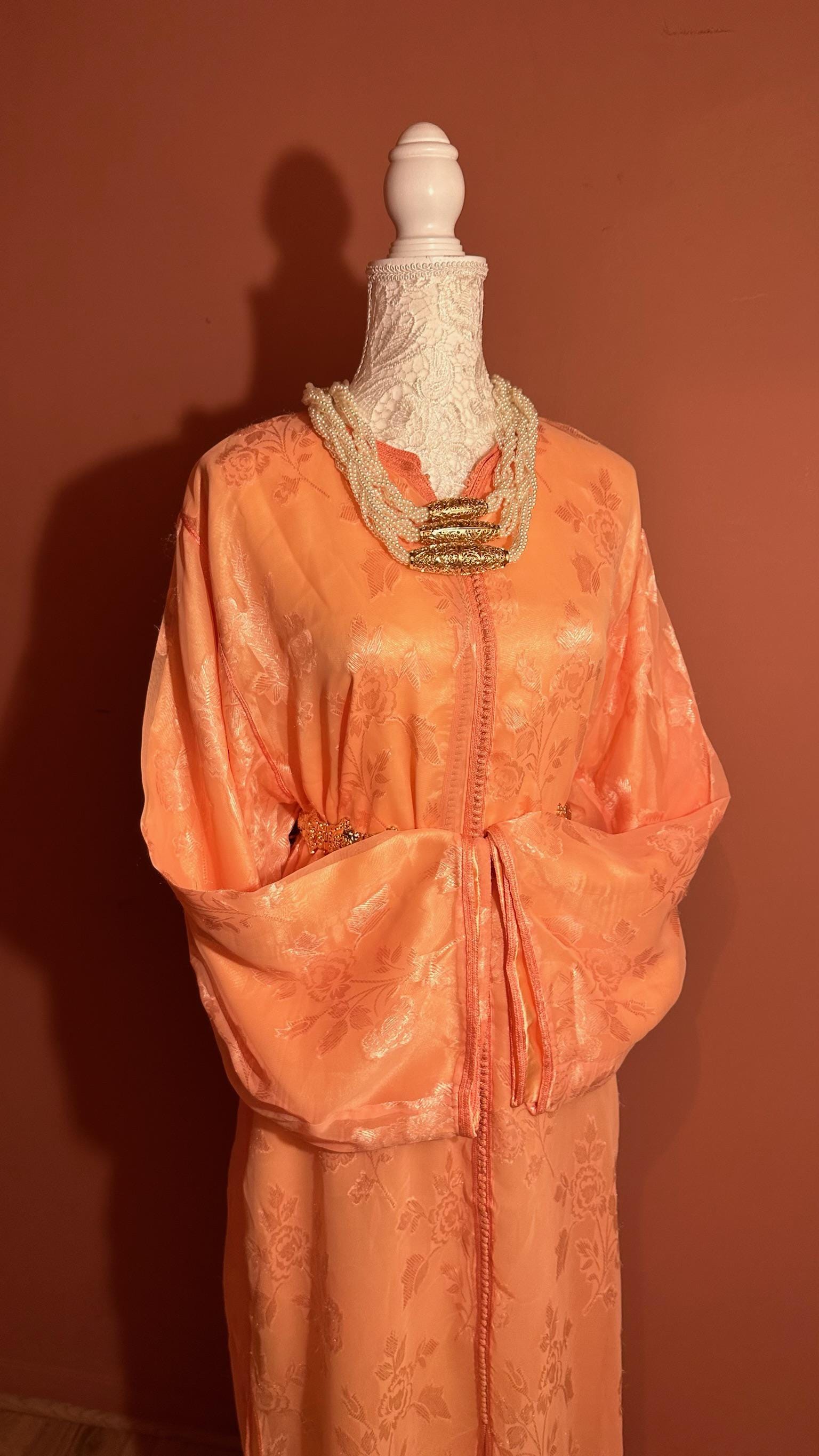 Takchita marocaine vintage corail – TAK-025 - photo 1