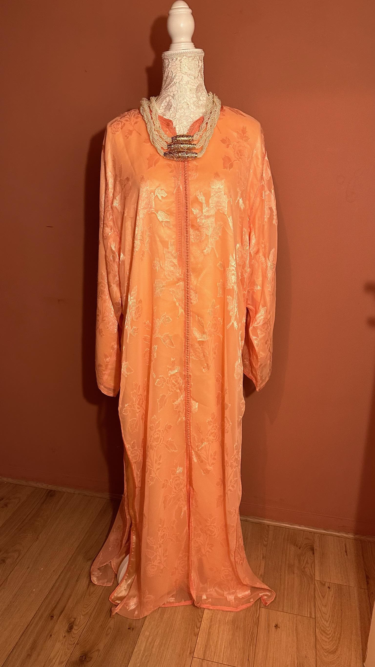 Takchita marocaine vintage corail – TAK-025 - photo 4