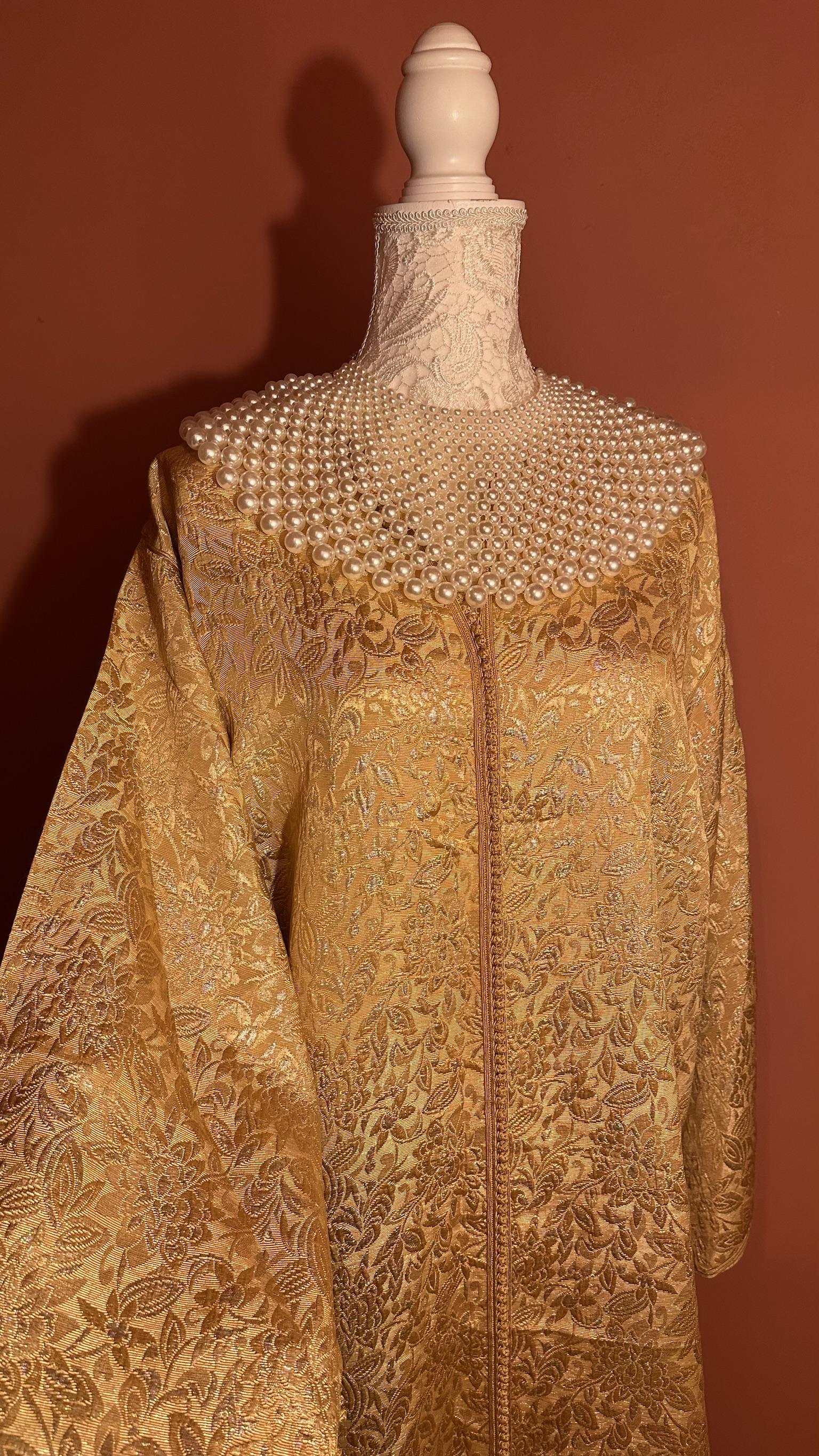Caftan marocain vintage doré – CAF-006 - photo 1