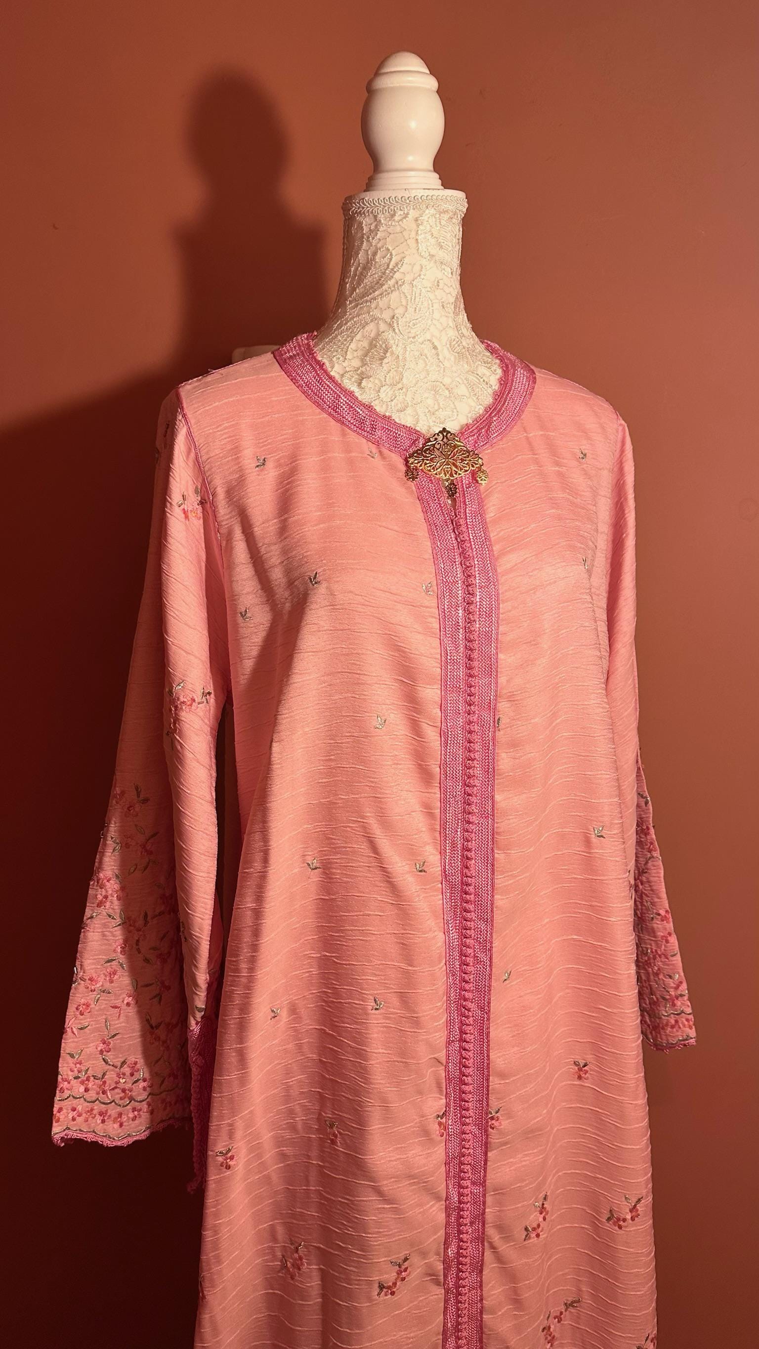 Caftan marocain vintage rose – CAF-005 - photo 4