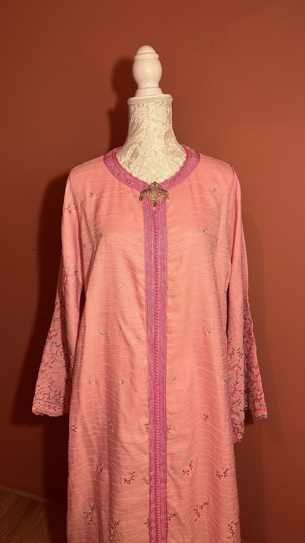 Caftan marocain vintage rose – CAF-005 - photo 3