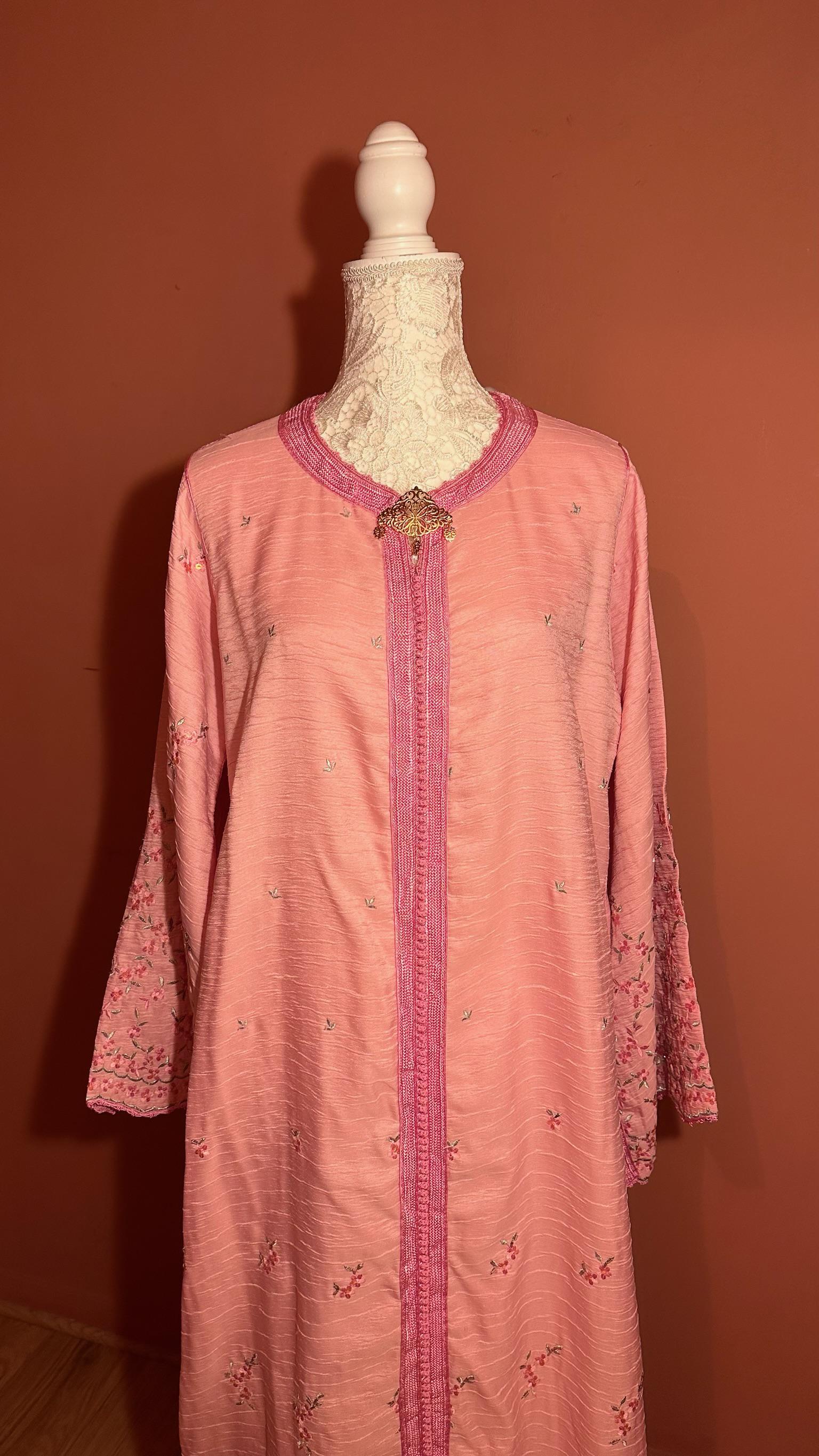 Caftan marocain vintage rose – CAF-005 - photo 3