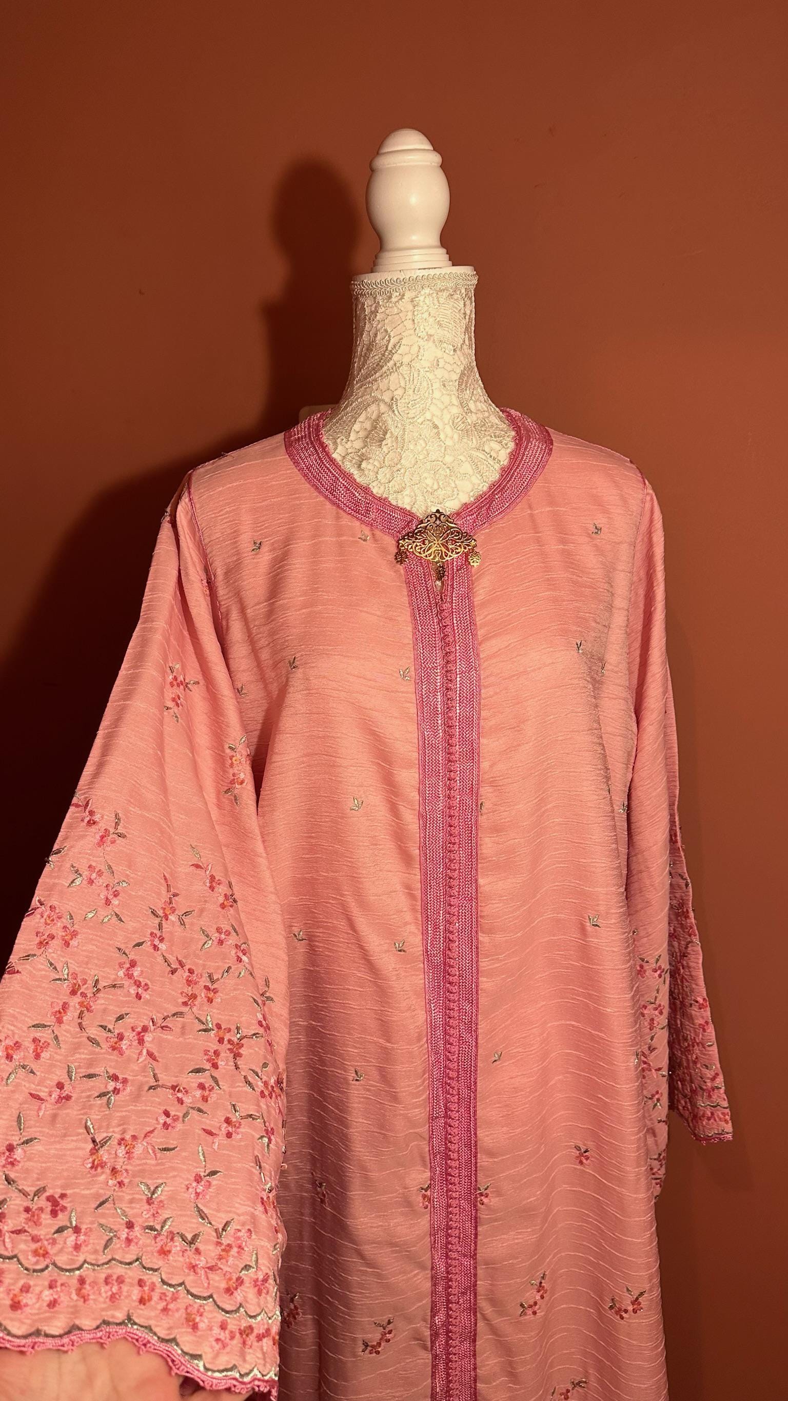 Caftan marocain vintage rose – CAF-005 - photo 1