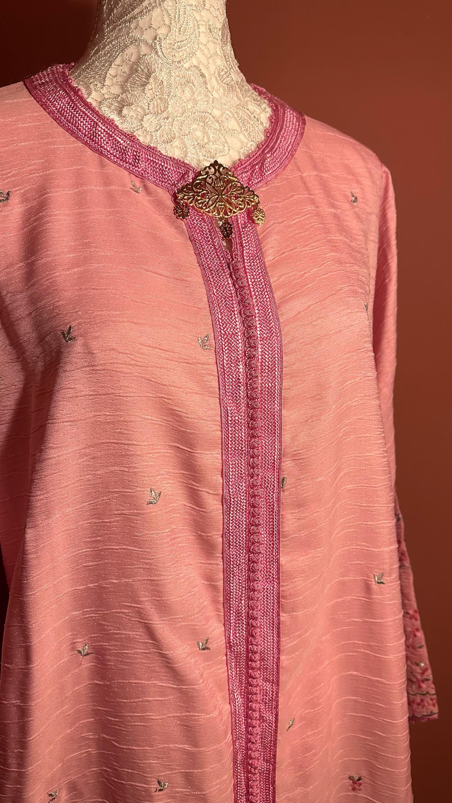 Caftan marocain vintage rose – CAF-005 - photo 2