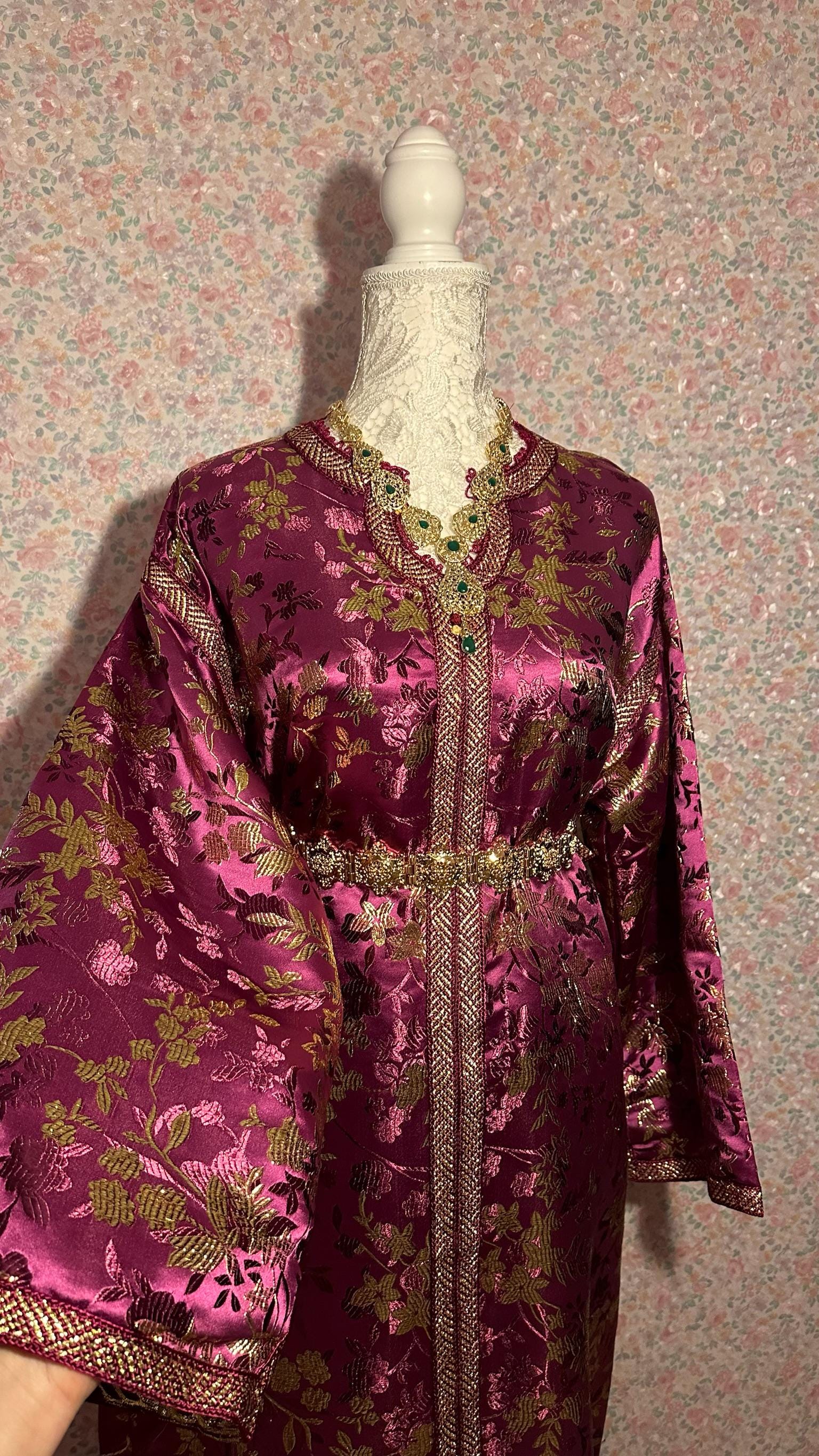 Caftan marocain vintage violet – CAF-004 - photo 1