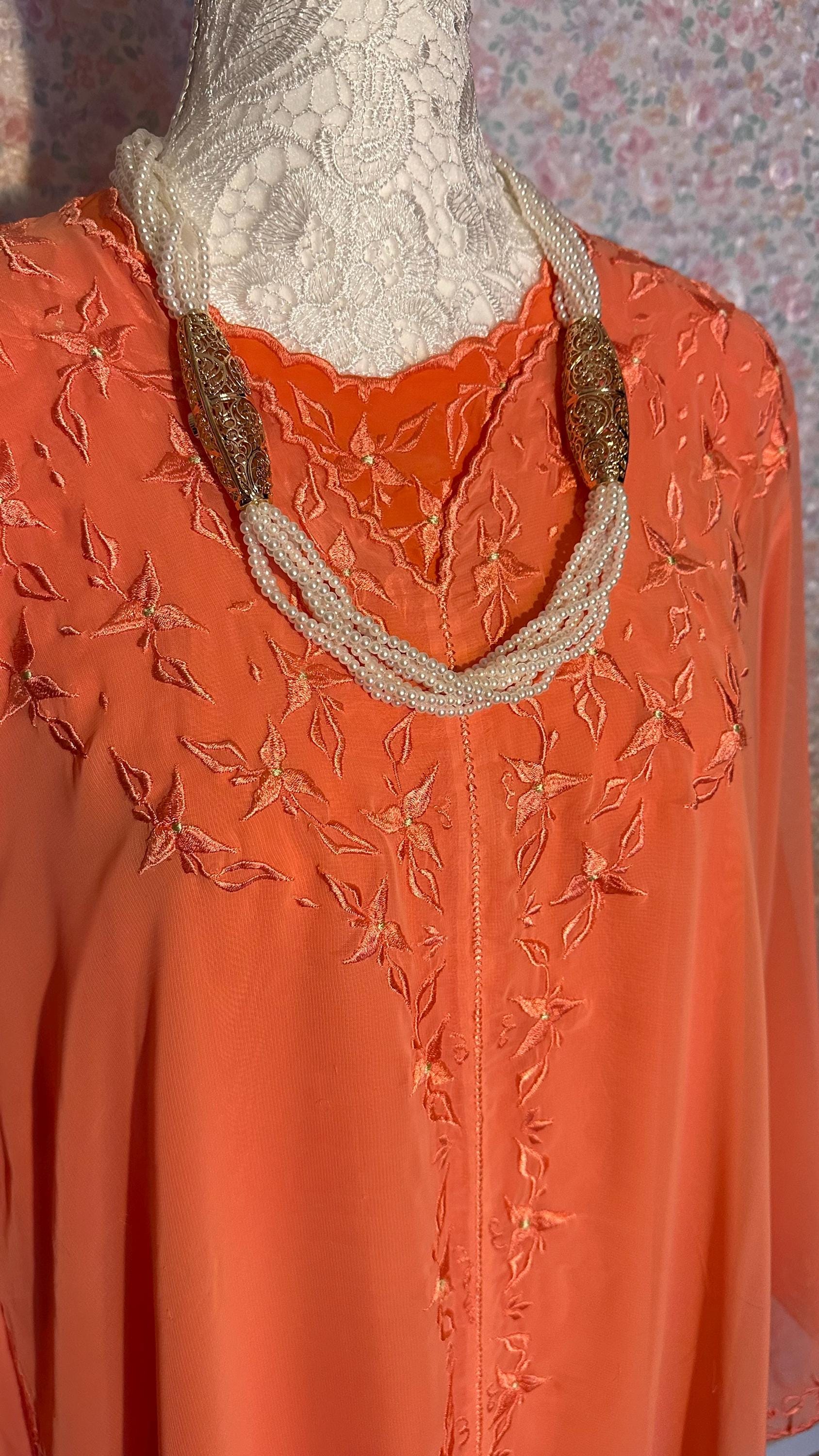 Takchita marocaine vintage saumon – TAK-021 - photo 2