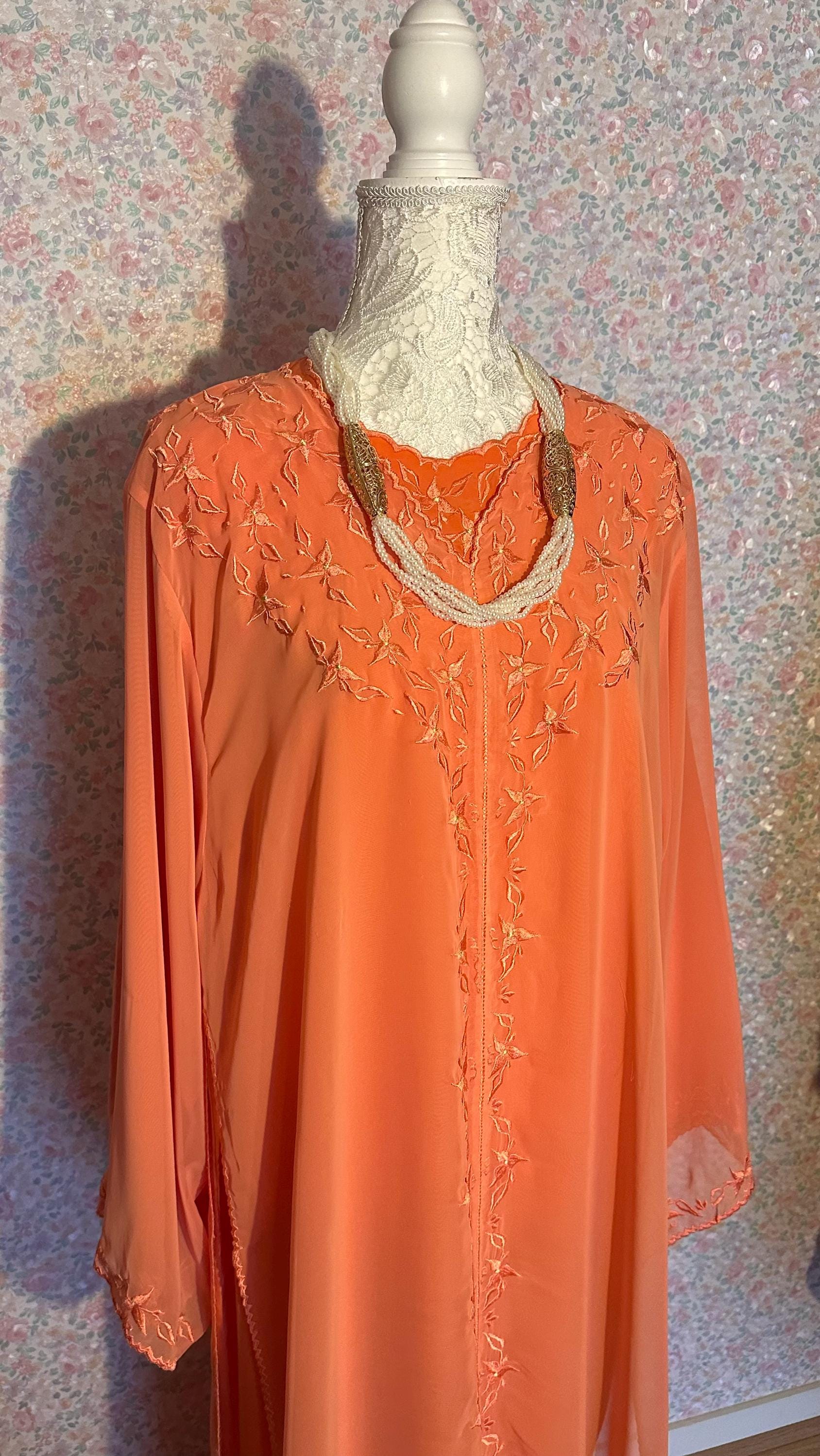 Takchita marocaine vintage saumon – TAK-021 - photo 3