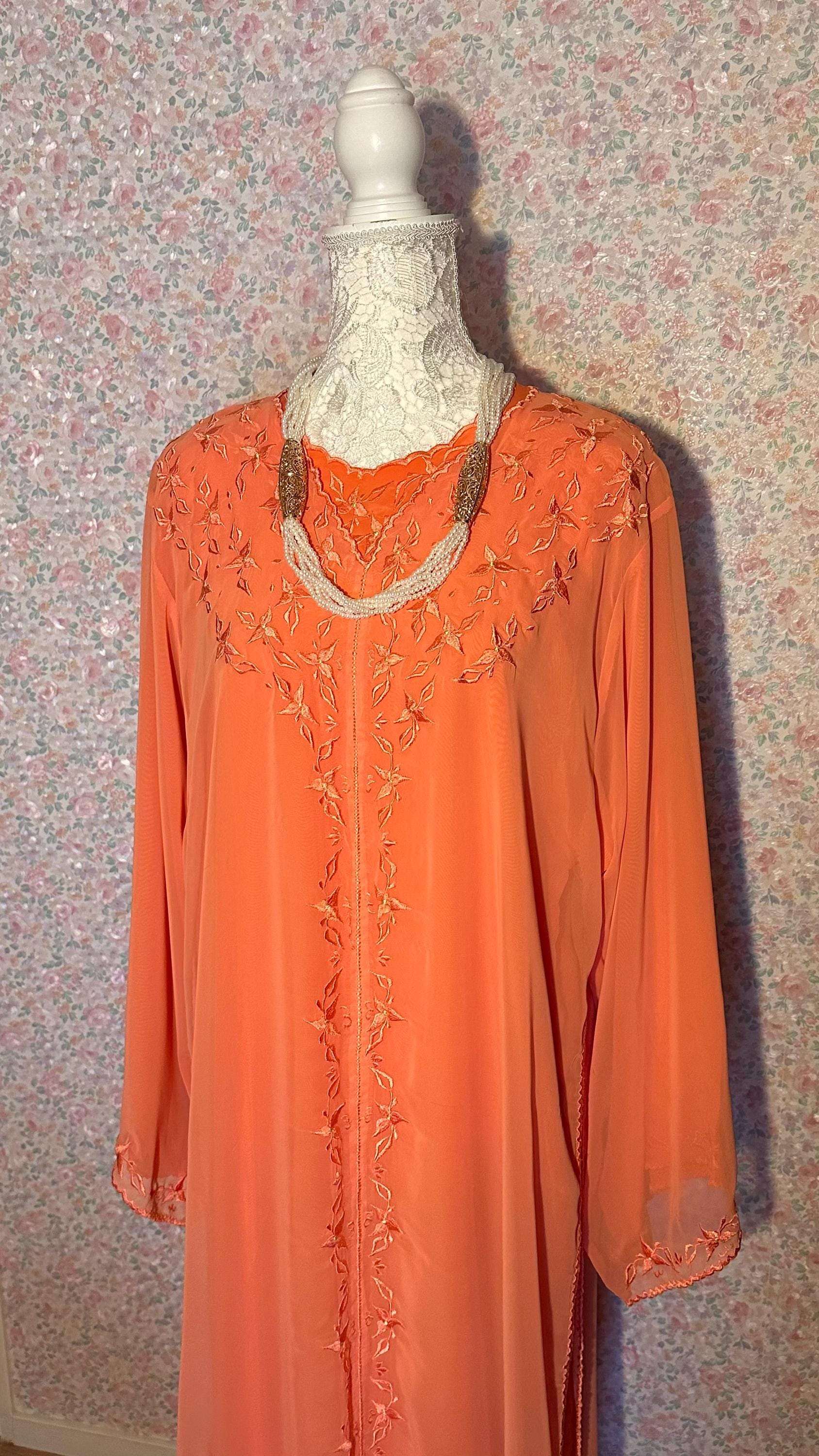 Takchita marocaine vintage saumon – TAK-021 - photo 4