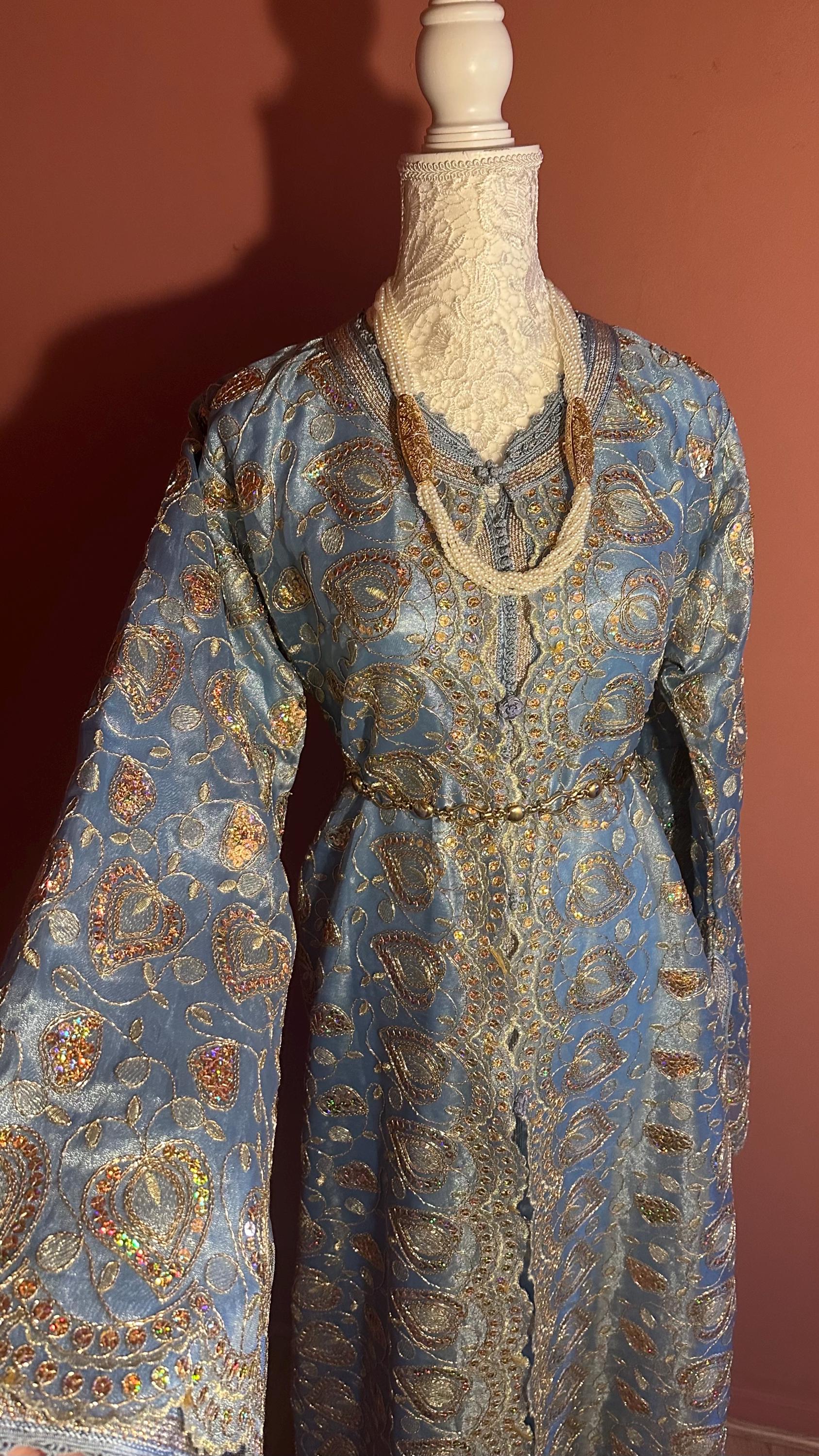 Takchita marocaine vintage doré – TAK-017 - photo 1