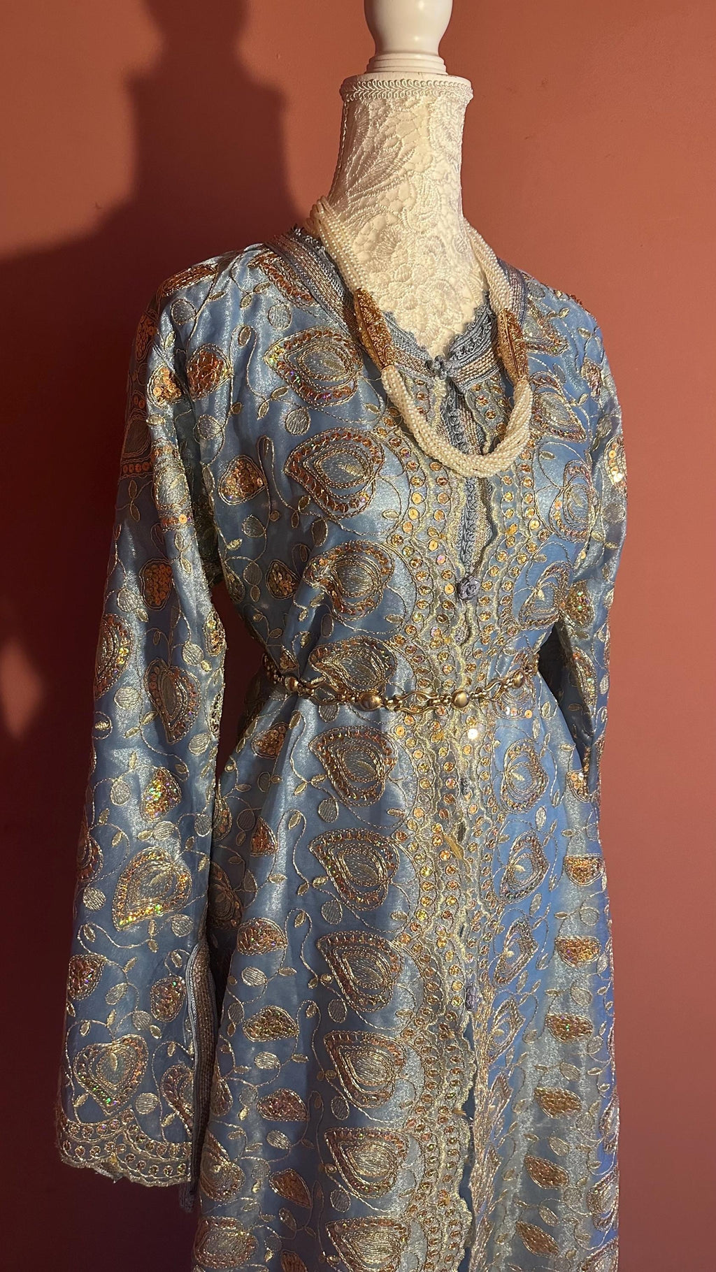 Takchita marocaine vintage doré – TAK-017 - photo 2