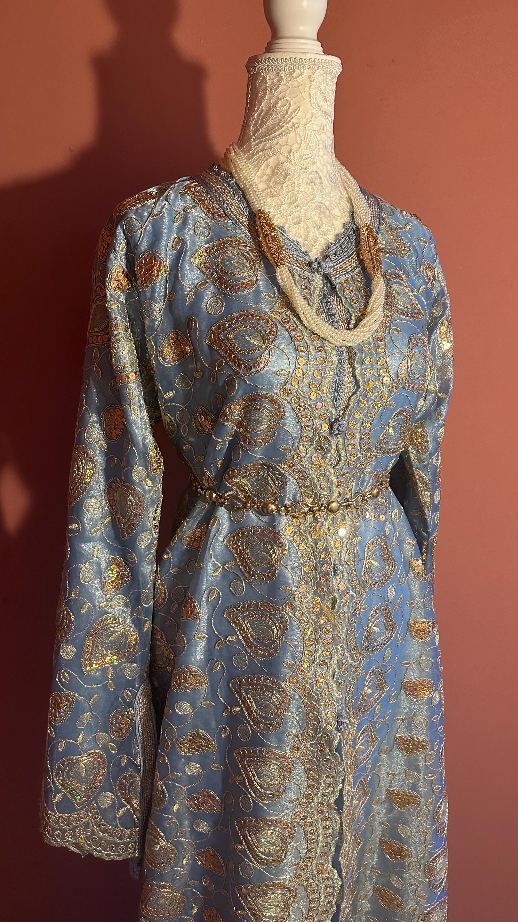 Takchita marocaine vintage doré – TAK-017 - photo 2