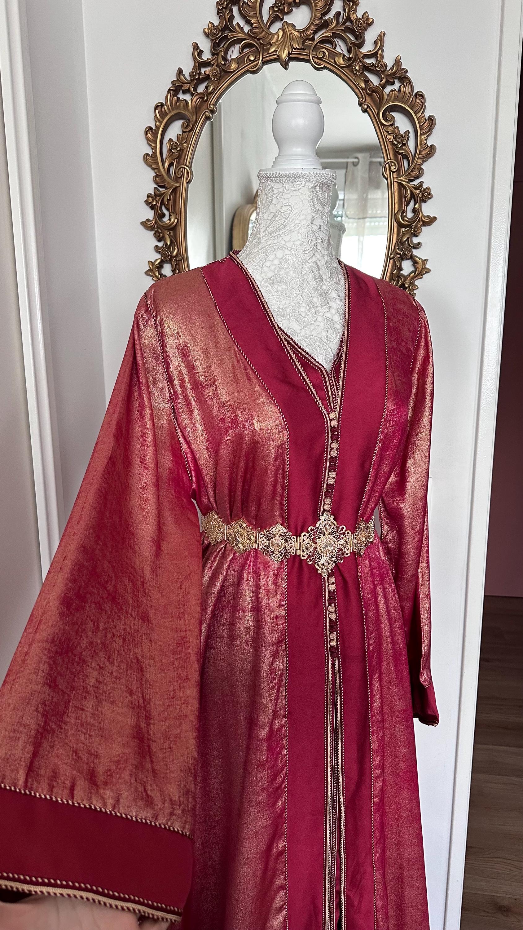 Takchita marocaine vintage bordeaux – TAK-015 - photo 4