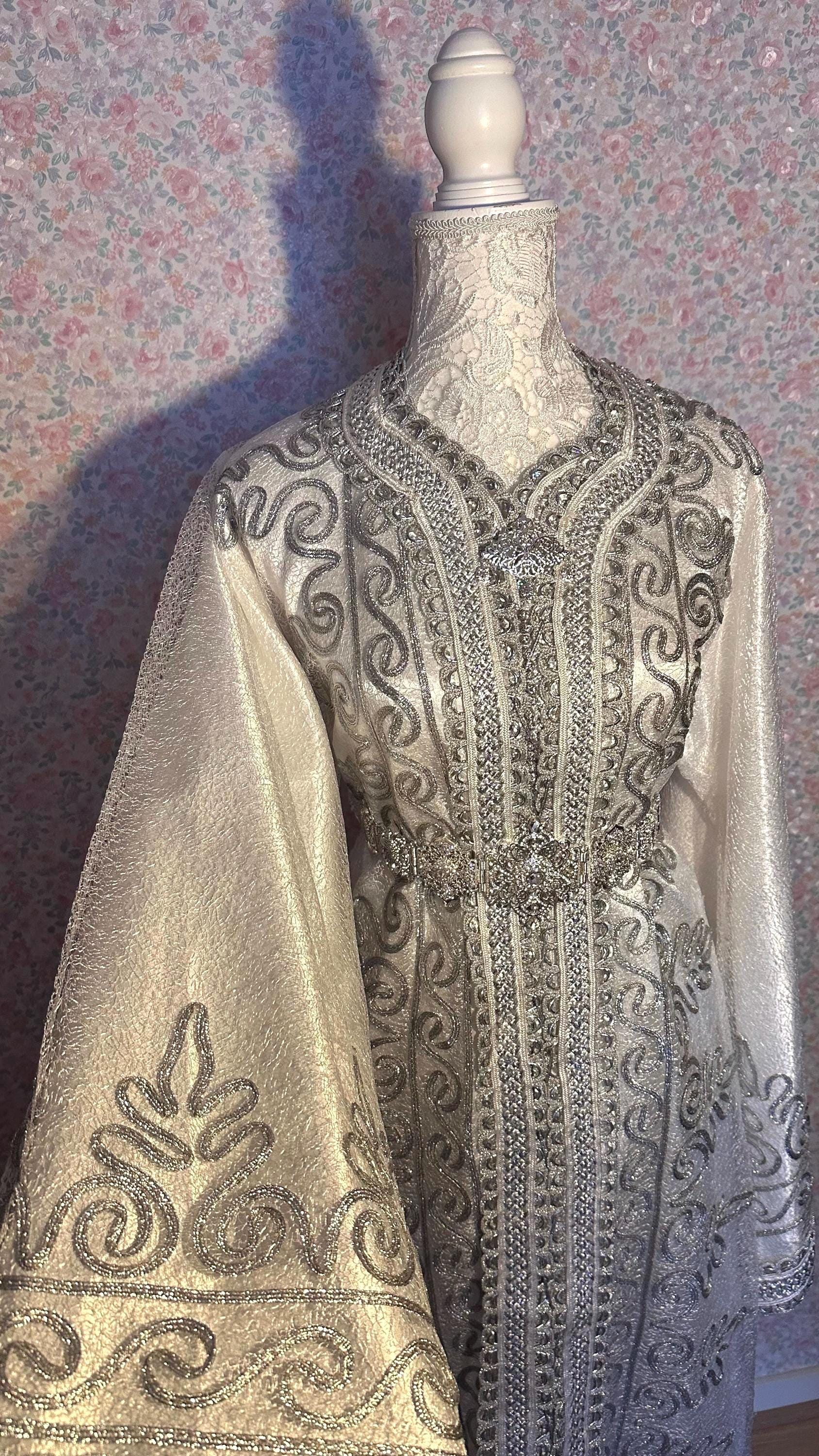 Takchita marocaine vintage argenté – TAK-009 - photo 1