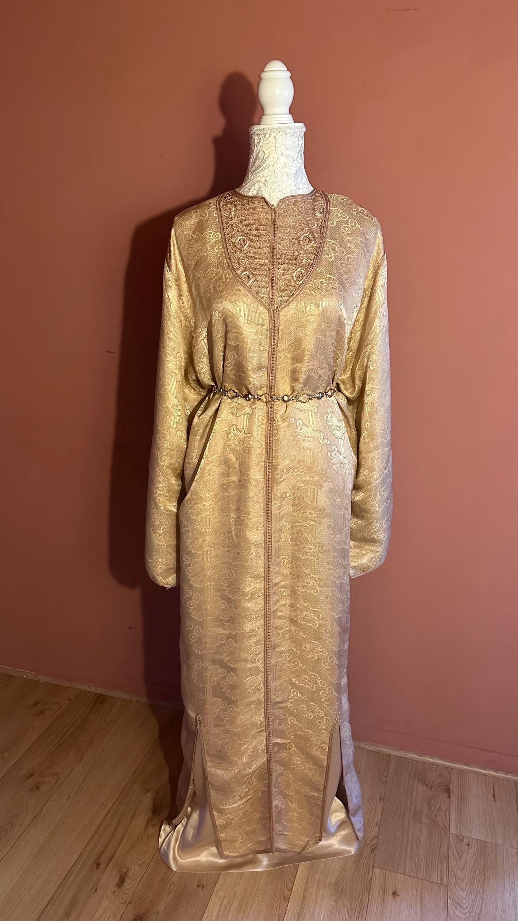 Takchita marocaine vintage beige – TAK-016 - photo 4